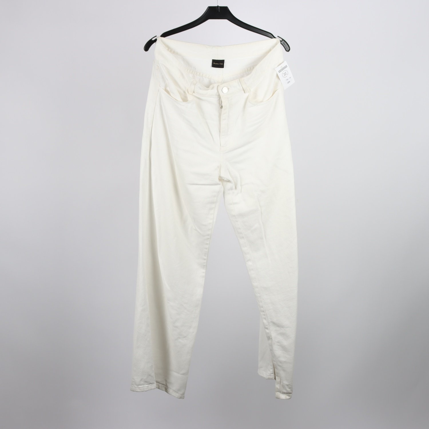 Jeans, Massimo Dutti, vit, stl. 38