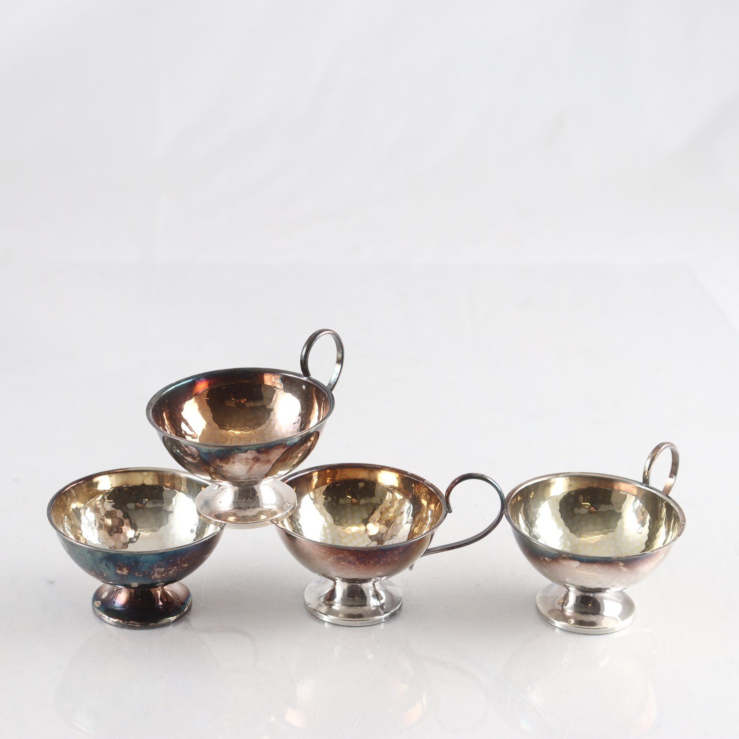 Punchmuggar, silver, Ceson, Göteborg, 1975, 4 st