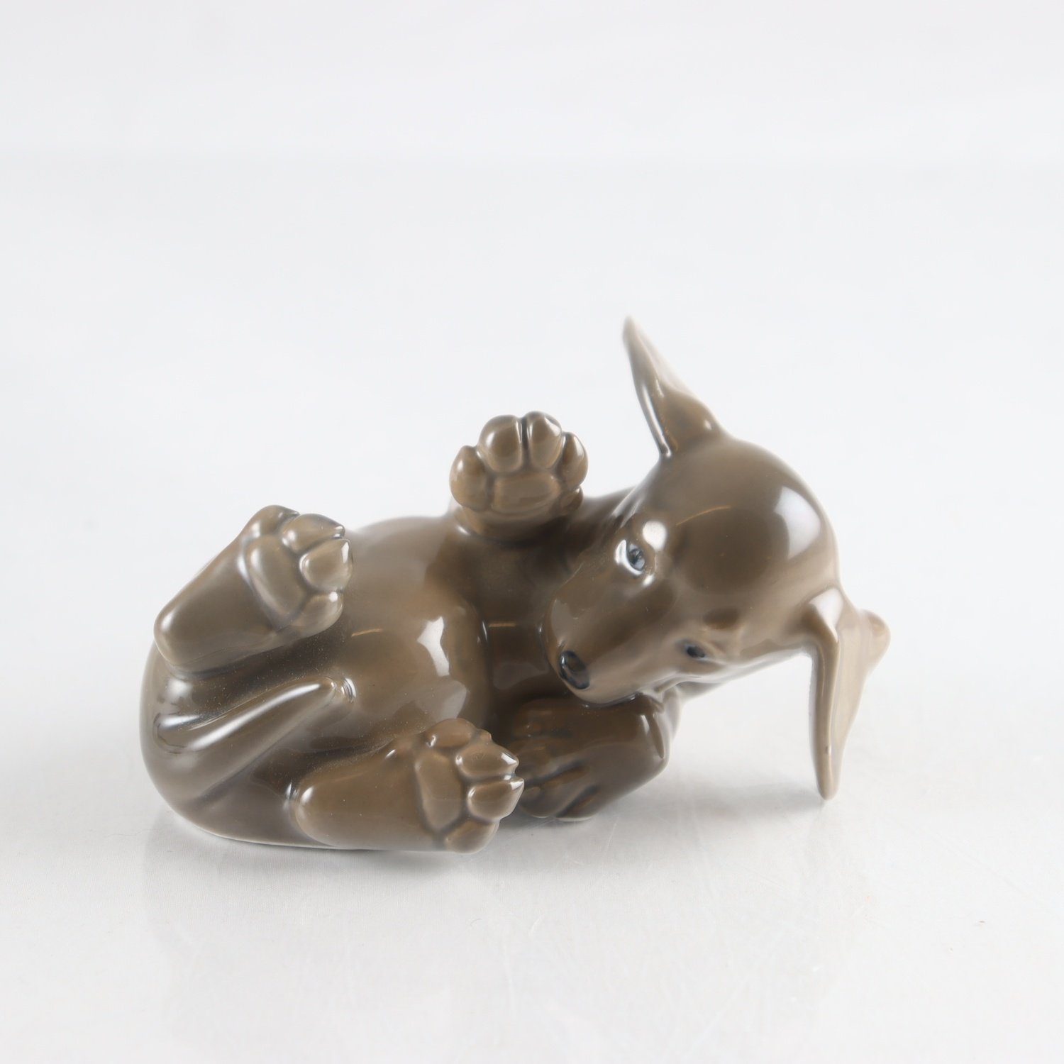 Figurin, Hund, Royal Copenhagen, Denmark, porslin.