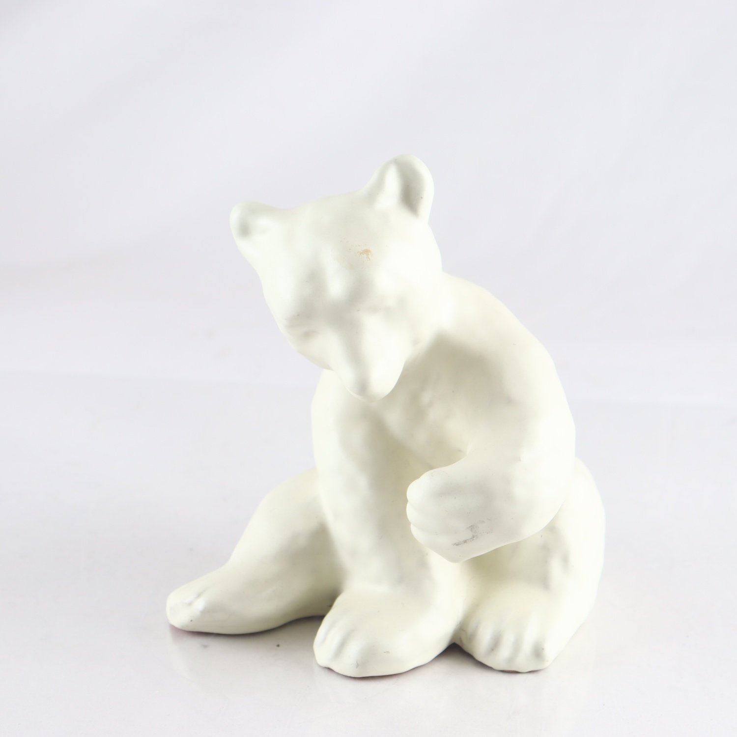 Figurin, keramik, björn, Vicke Lindstrand, Upsala Ekeby