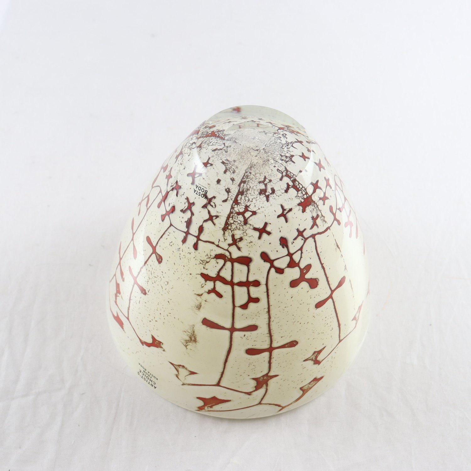 Konstglas, Kosta Boda, ”Artist´s choice”, Olle Brozén, signerad. Samfraktas ej