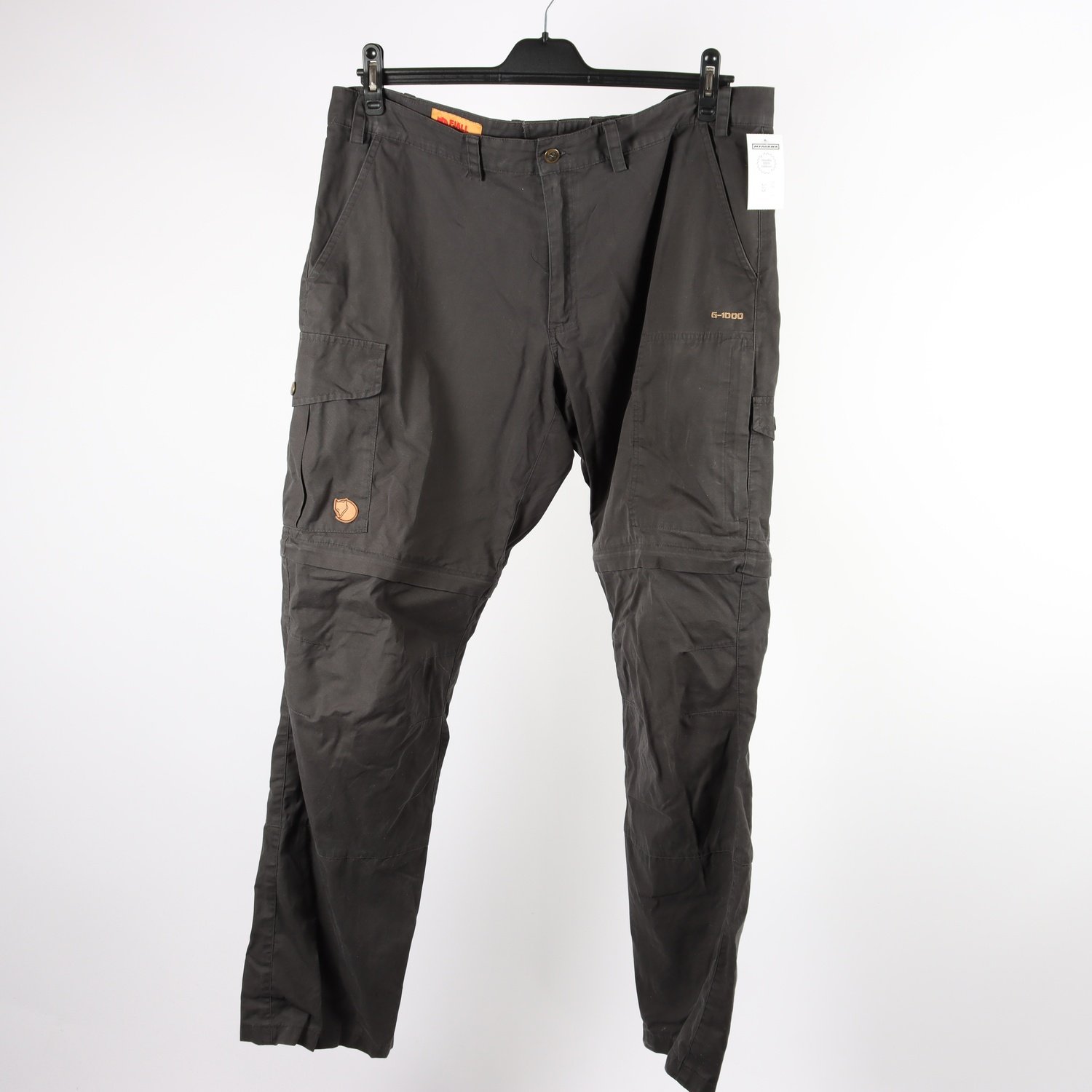 Friluftsbyxor, Fjällräven, G-1000, grå, stl. 54.