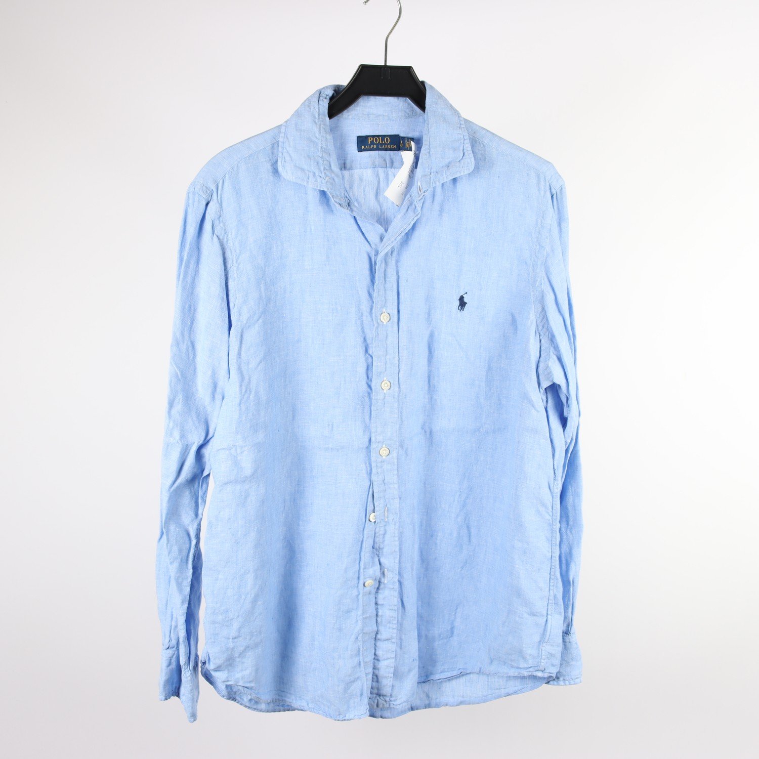 Skjorta, Polo Ralph Lauren, blå, lin, stl. L.