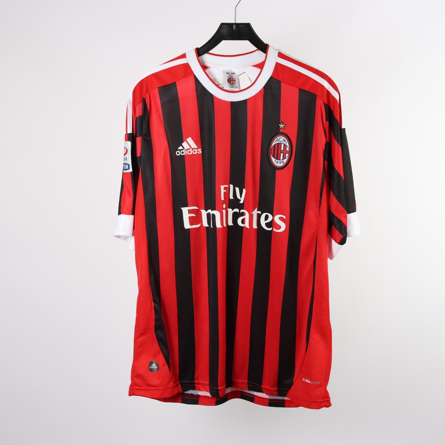 Sporttröja, Adidas, Milan, Ibrahimovic 11, röd, svart, stl. XXL