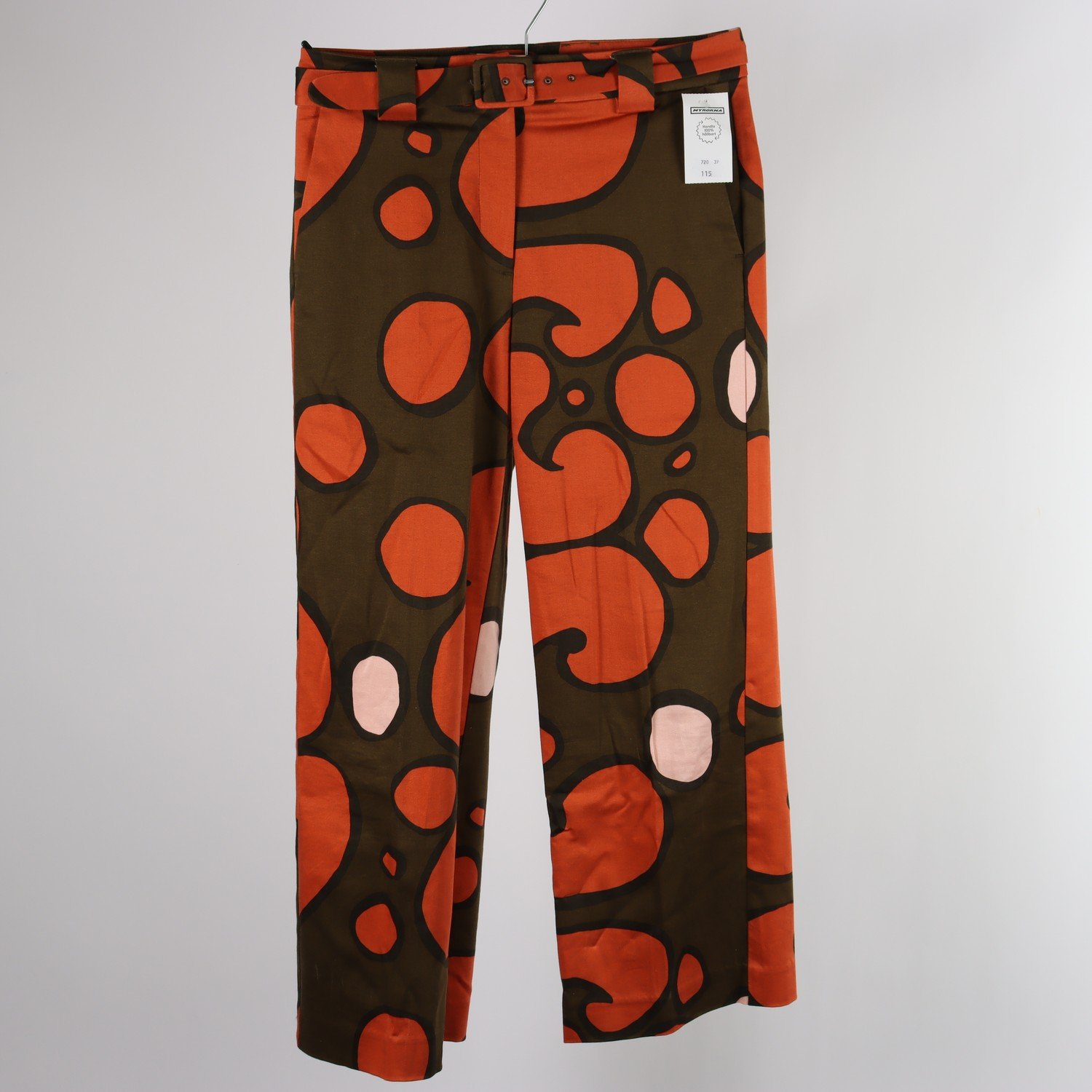 Byxor, Marimekko x H&M, orange, brun, stl ca. S