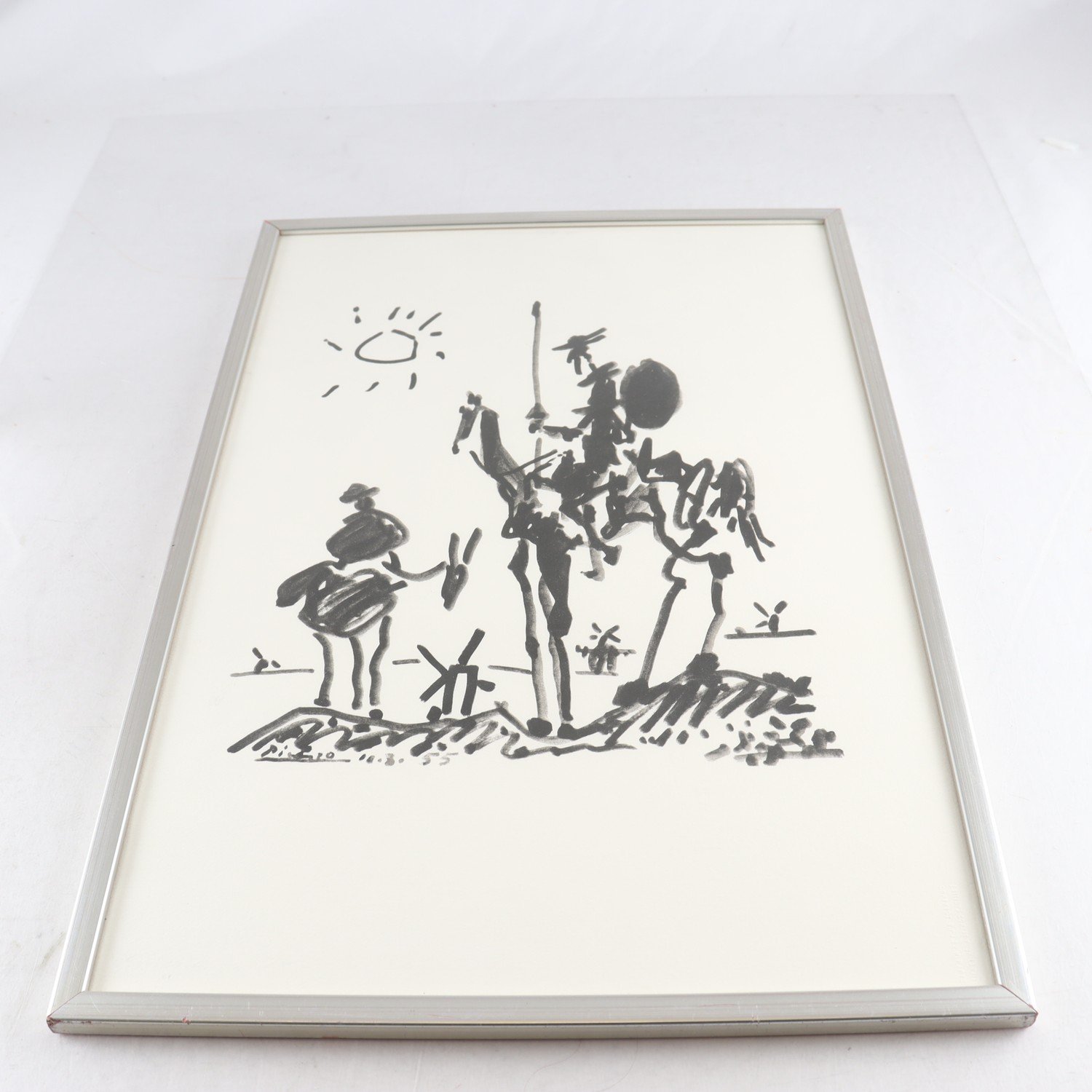 Litografiskt tryck, Don Quichotte, Pablo Picasso. Endast avhämtning.