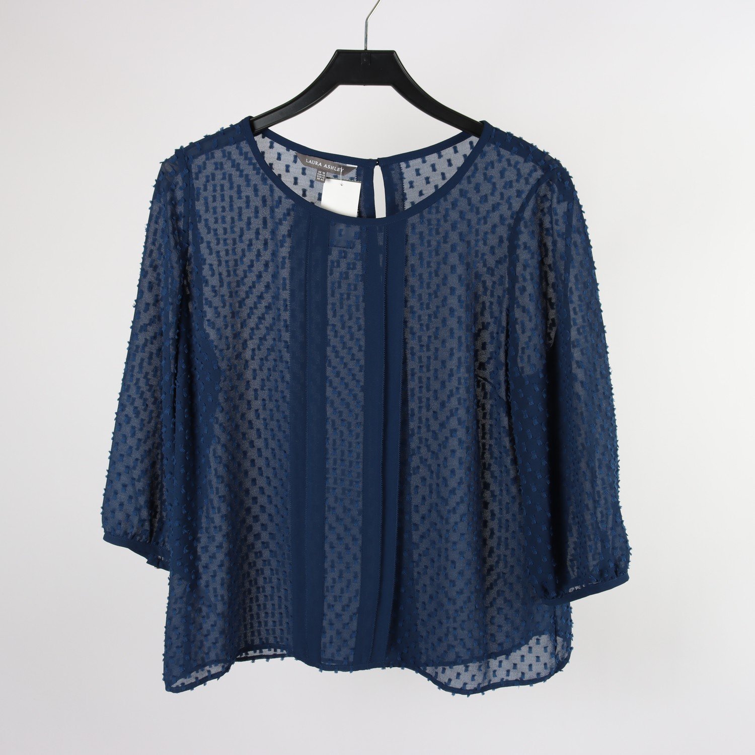 Blus, Laura Ashley, blå, stl. 42