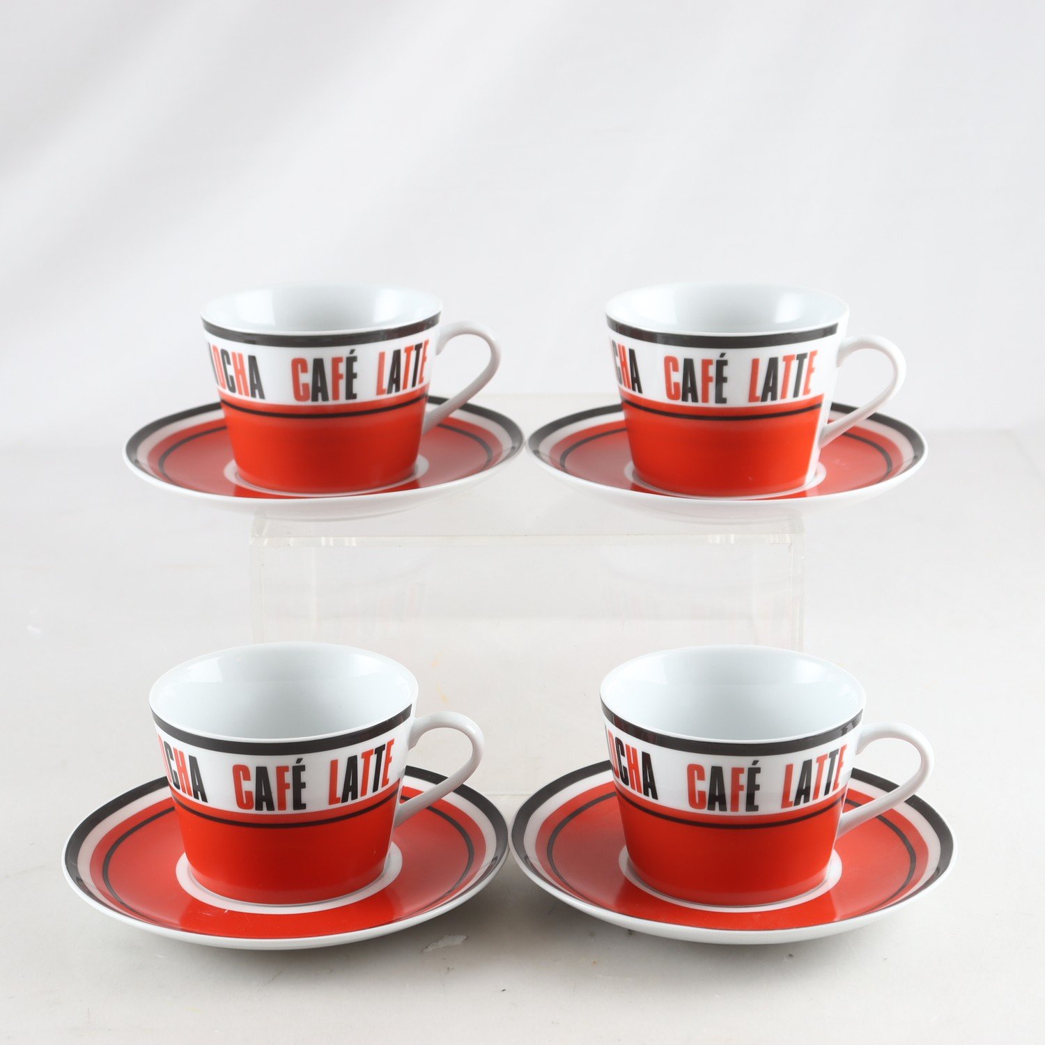 Kaffekoppar med fat, Rayware, Café culture, 8 del