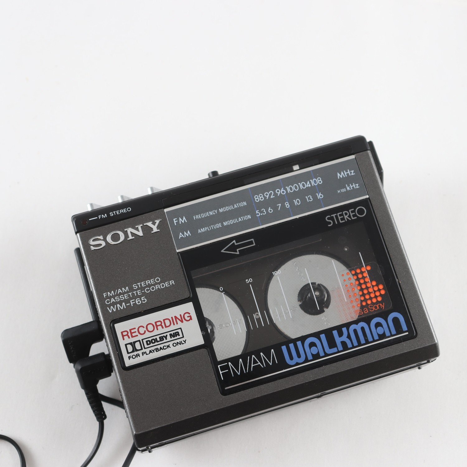 Freestyle, Sony walkman F-65. Repobjekt.