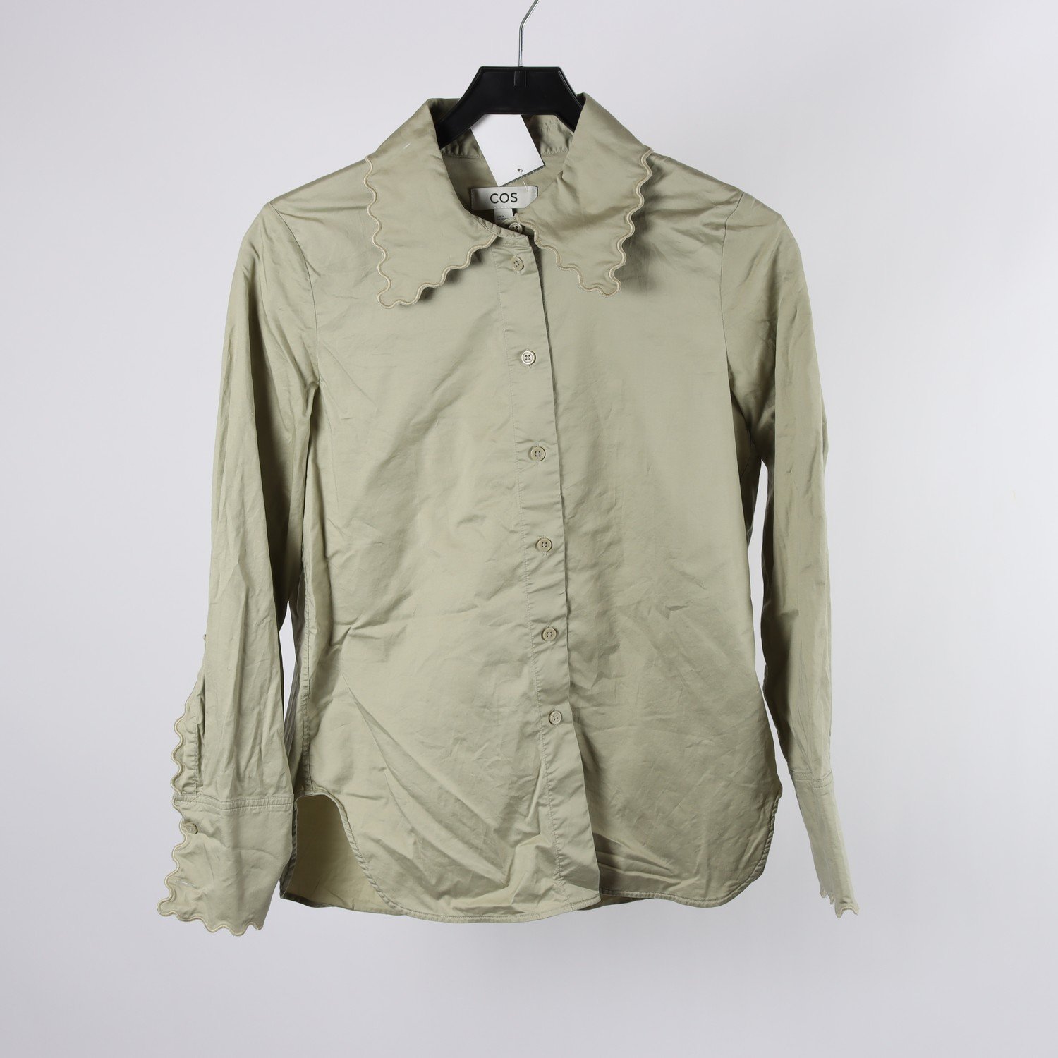 Blus, COS, grön, stl. 36