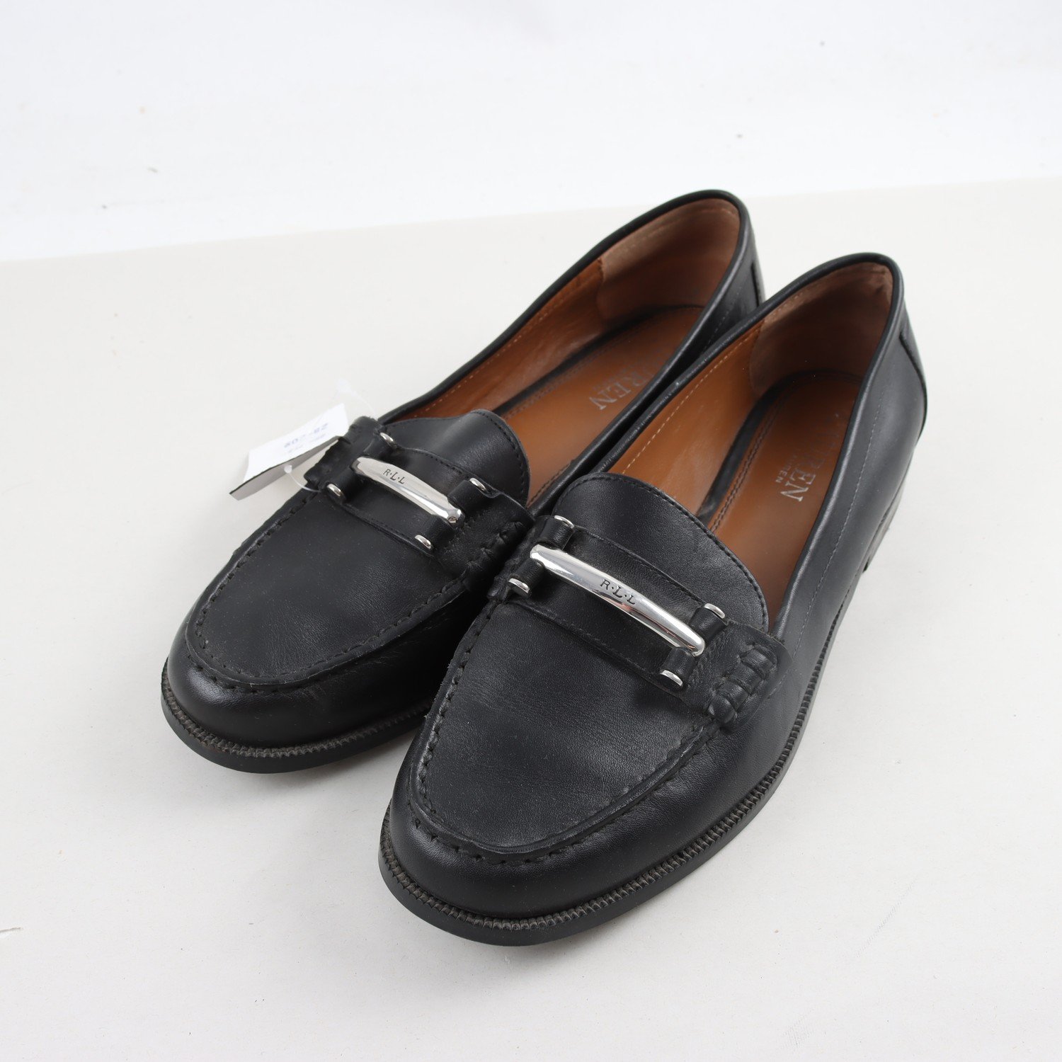 Loafers, Lauren Ralph Lauren, skinn, stl.8.5B(38.5 eu)