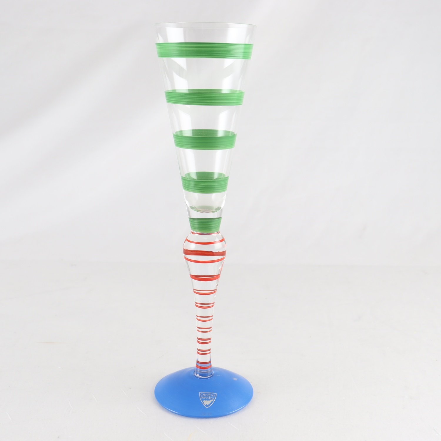 Champagneglas, Clown, Anne Nilsson, Orrefors