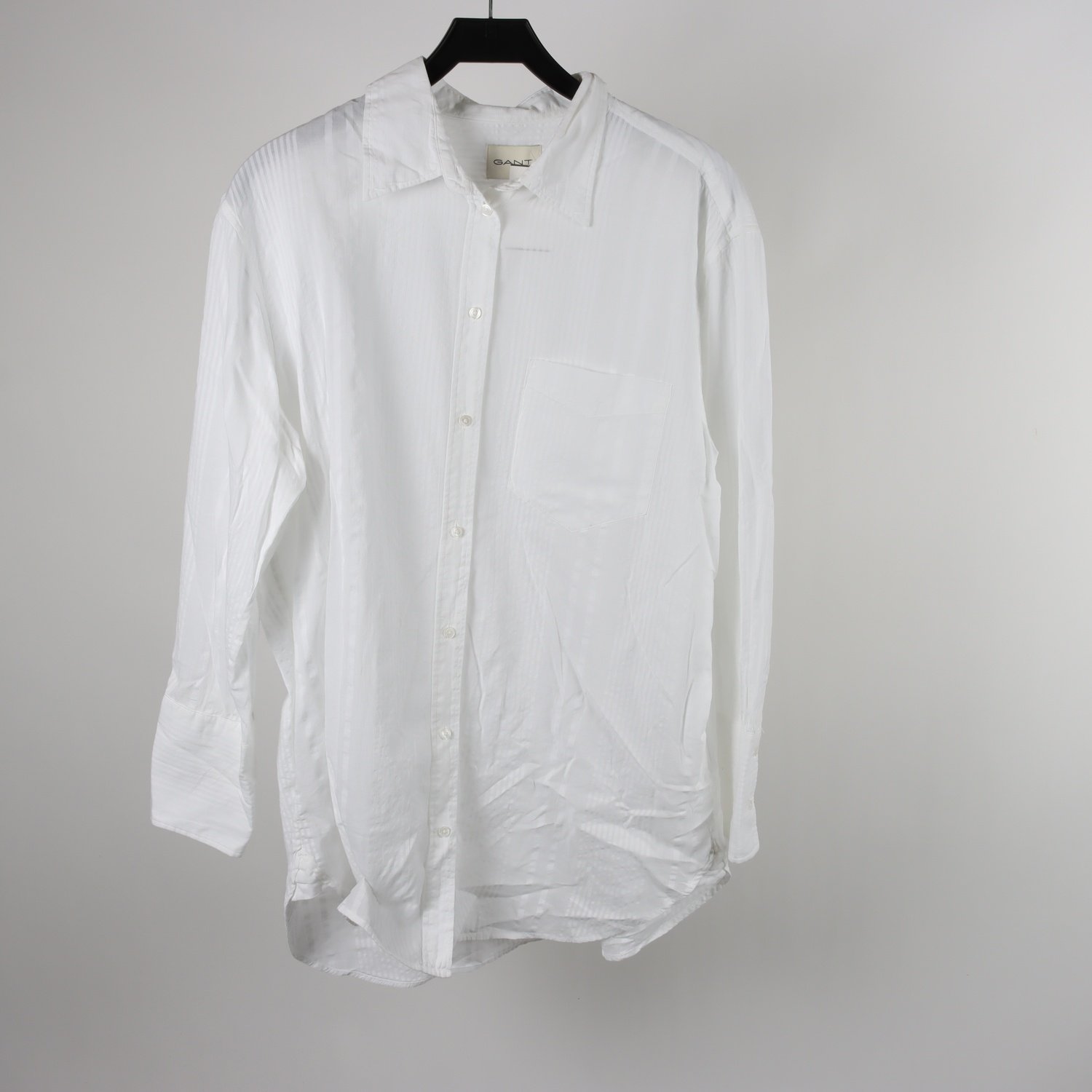 Blus, Gant, vit, stl. 40