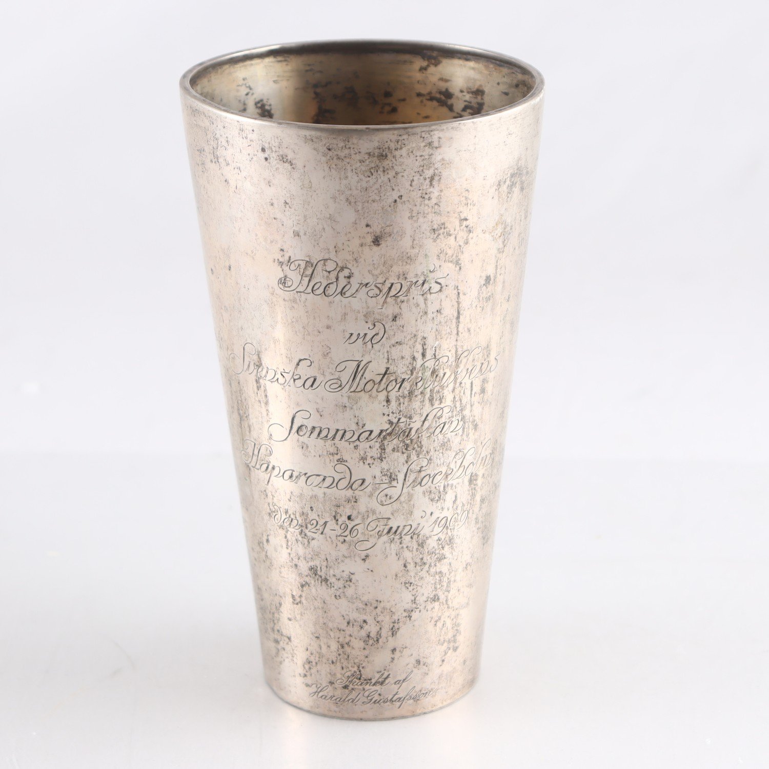 Pokal, Vas, silver, Kattfot, Hederspris från 1909