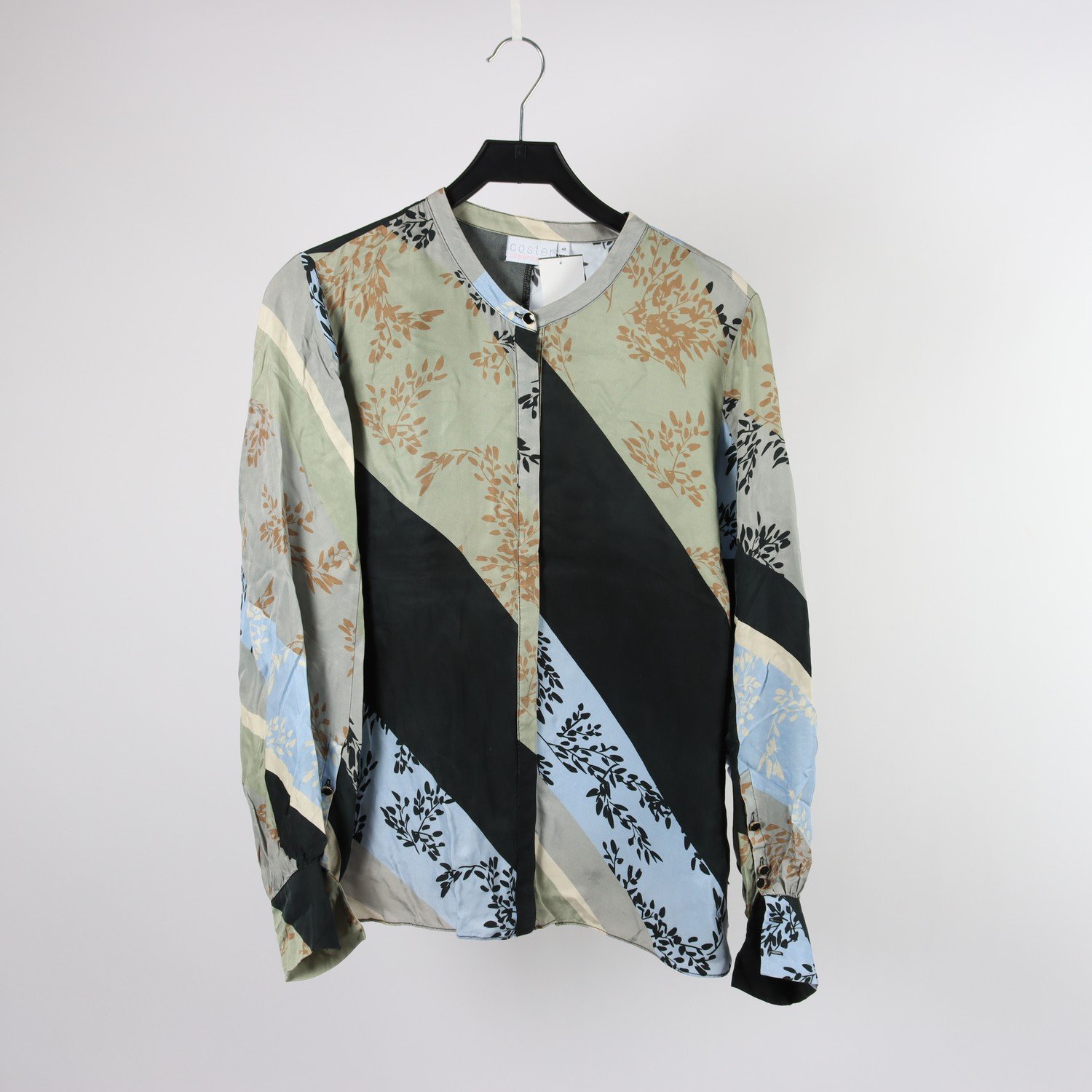 Blus, Coster Copenhagen, mönstrad, stl. 42