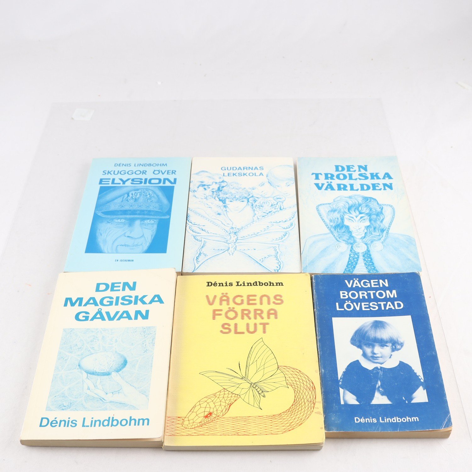 Dennis Lindbohm, bokpaket med 6 volymer