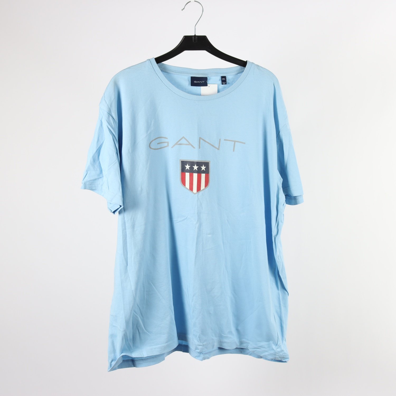 T-shirt, Gant, blå, stl. 2XL.