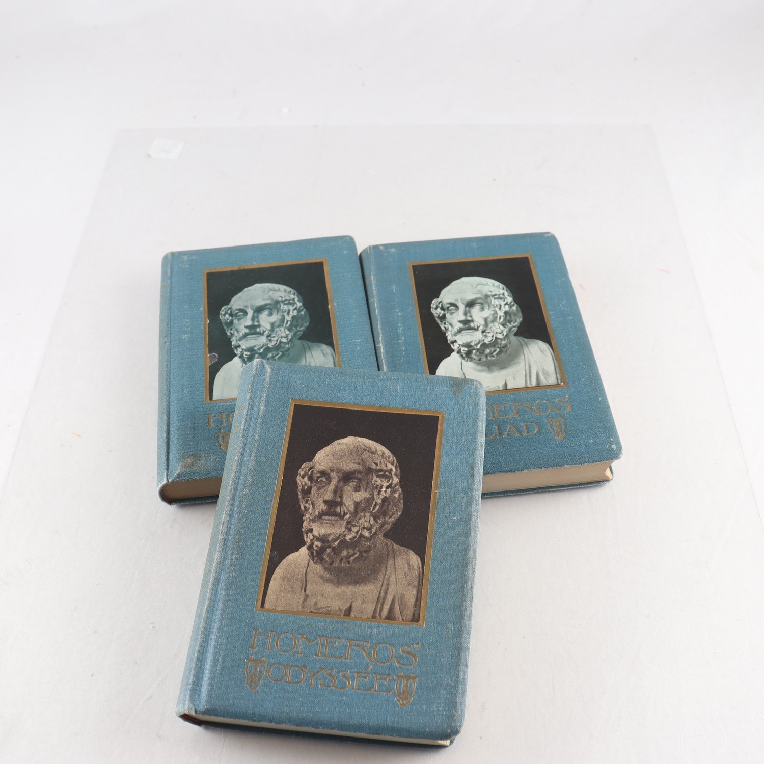 Homeros´ Iliad, Vol. 1-2, & Homeros´ Odyssée