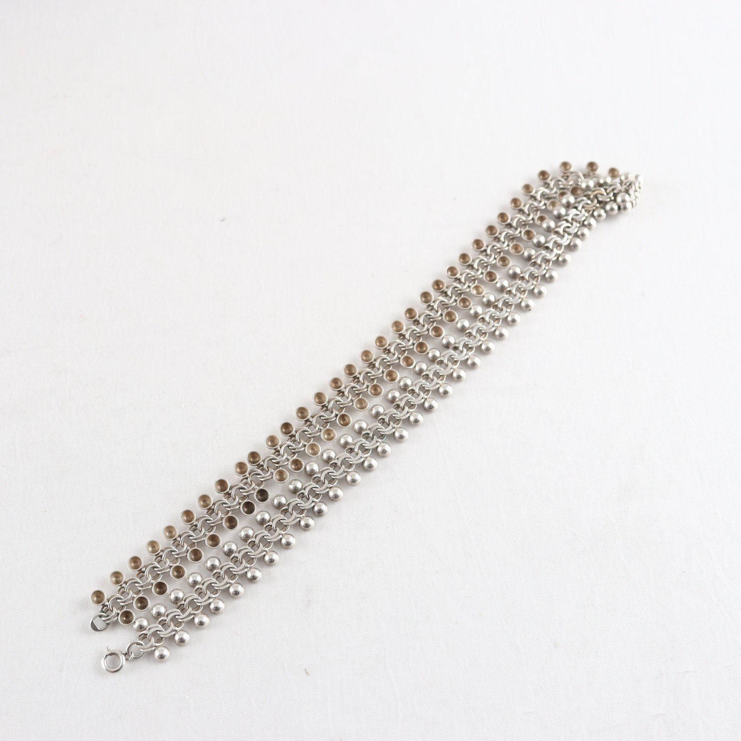 Silverhalsband bismark med kulor