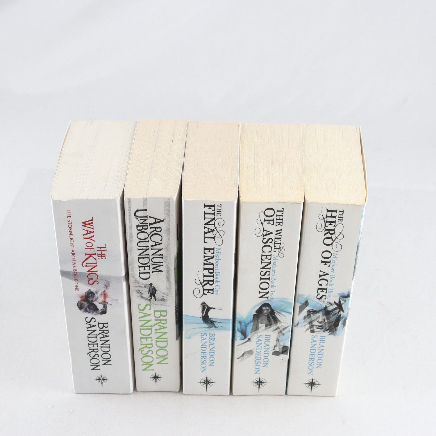 Brandon Sanderson, 5 volymer inkl. Mistborn Trilogy