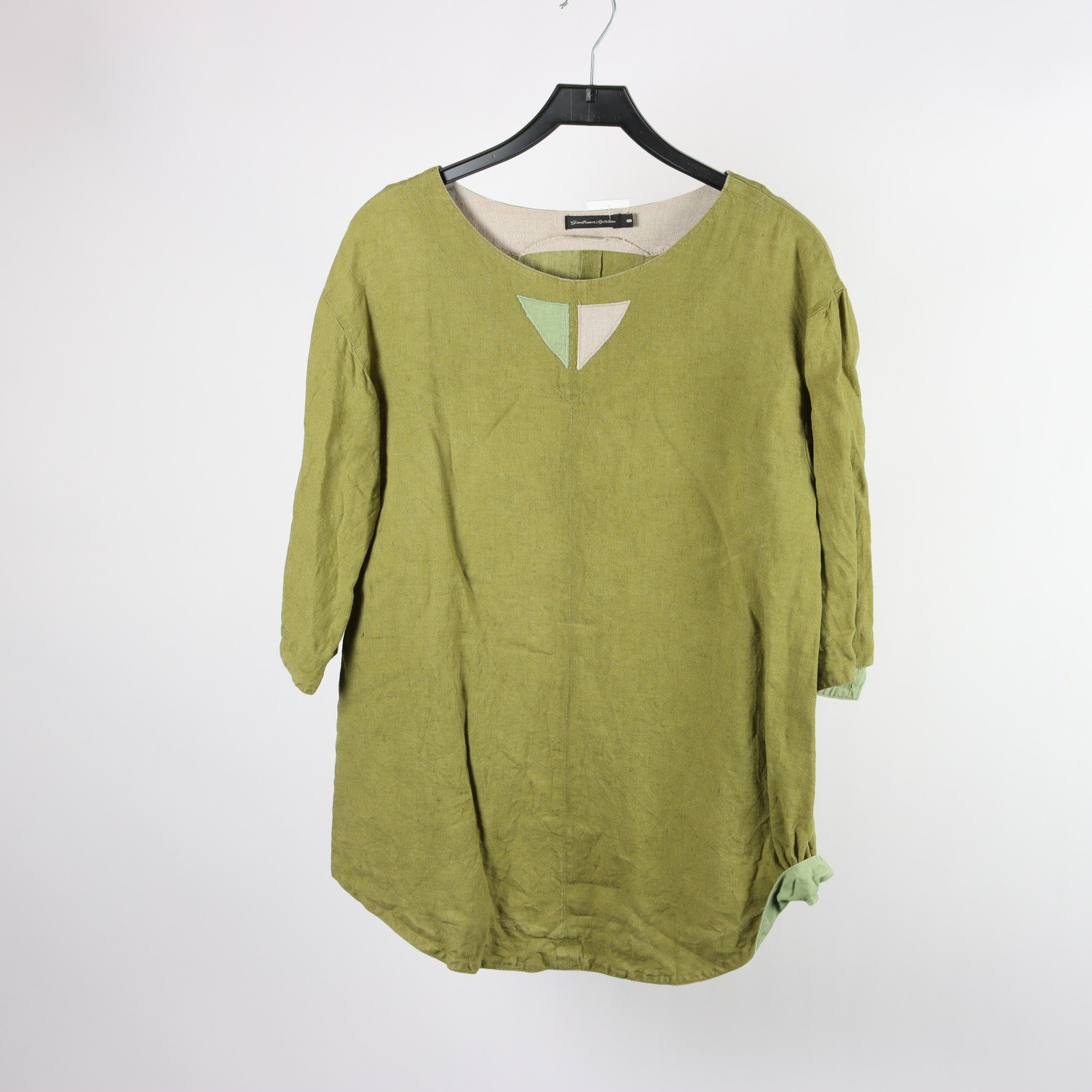 Blus, Gudrun Sjödén, grön, lin, stl. S.