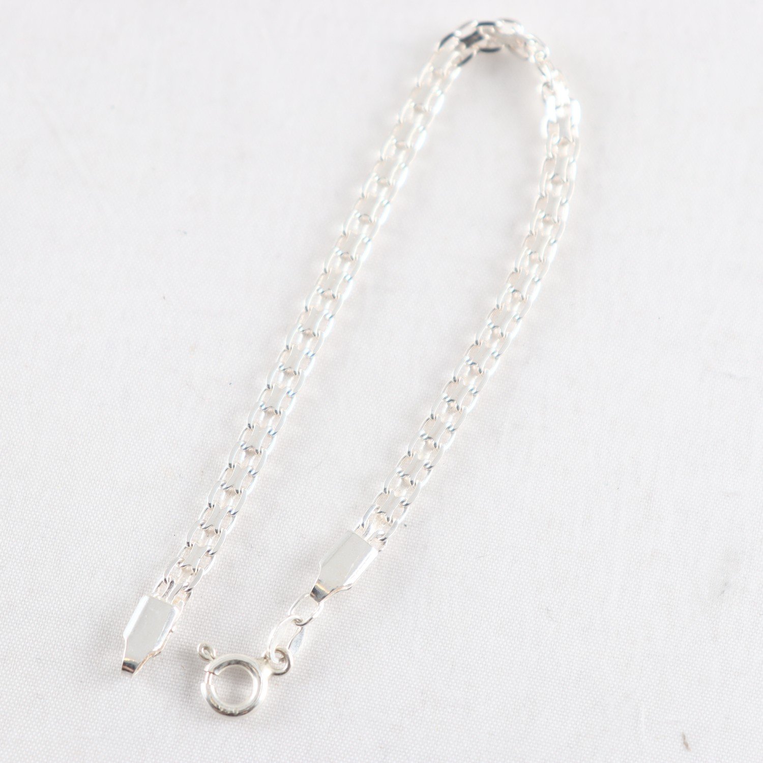 Armband silver, x-länk