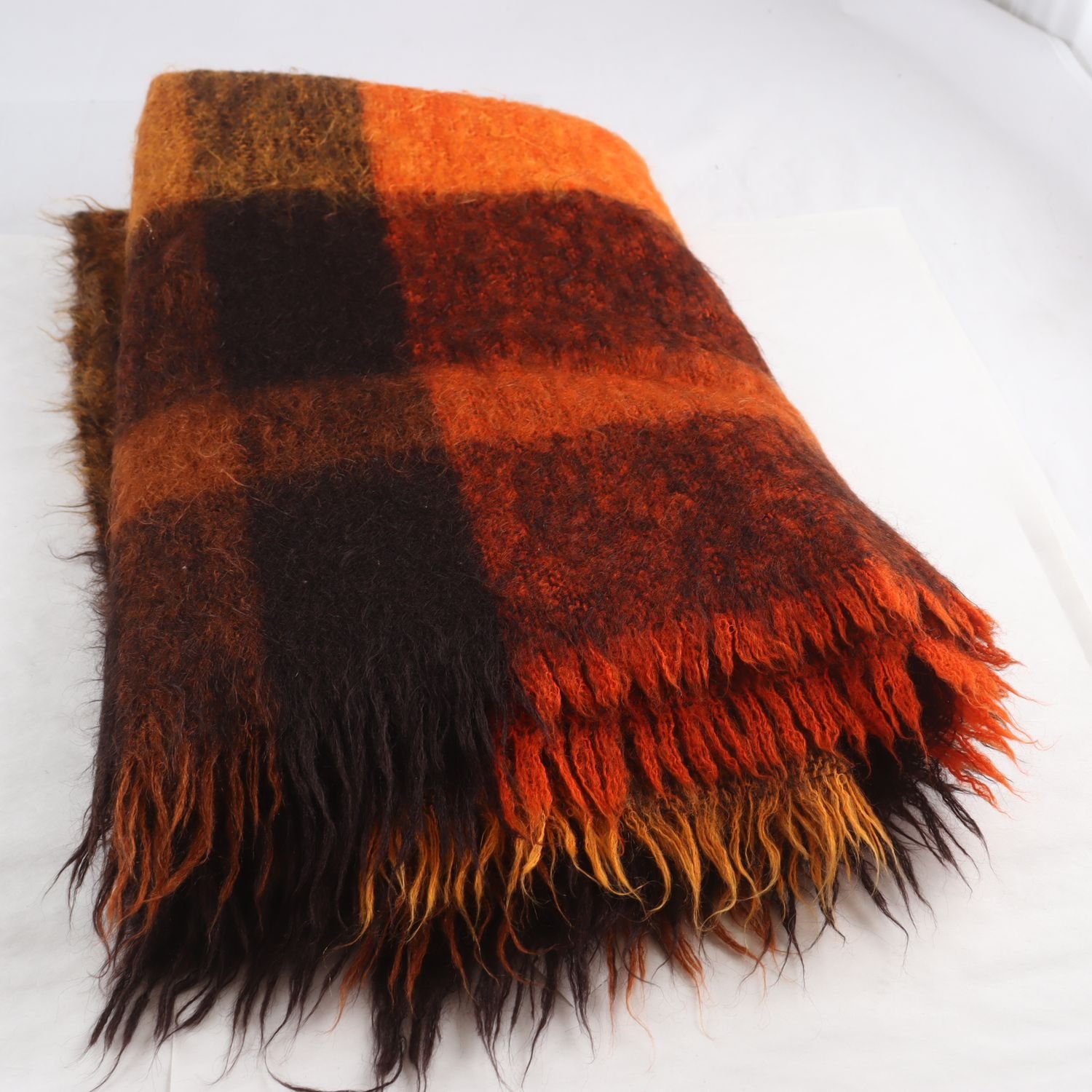 Pläd, Royal Scot, vintage, mohair & ull