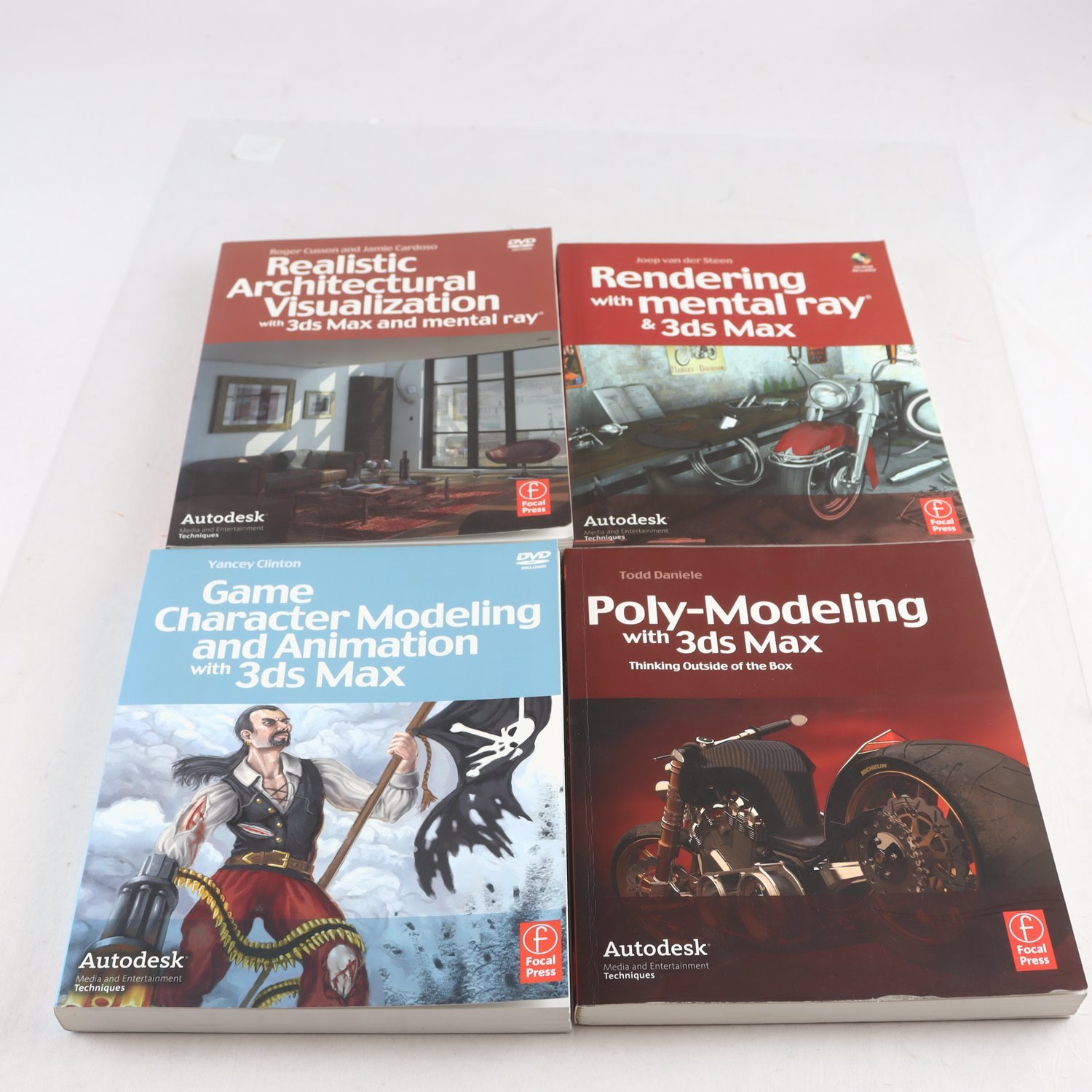 Programmering i 3ds Max, bokpaket med 4 volymer