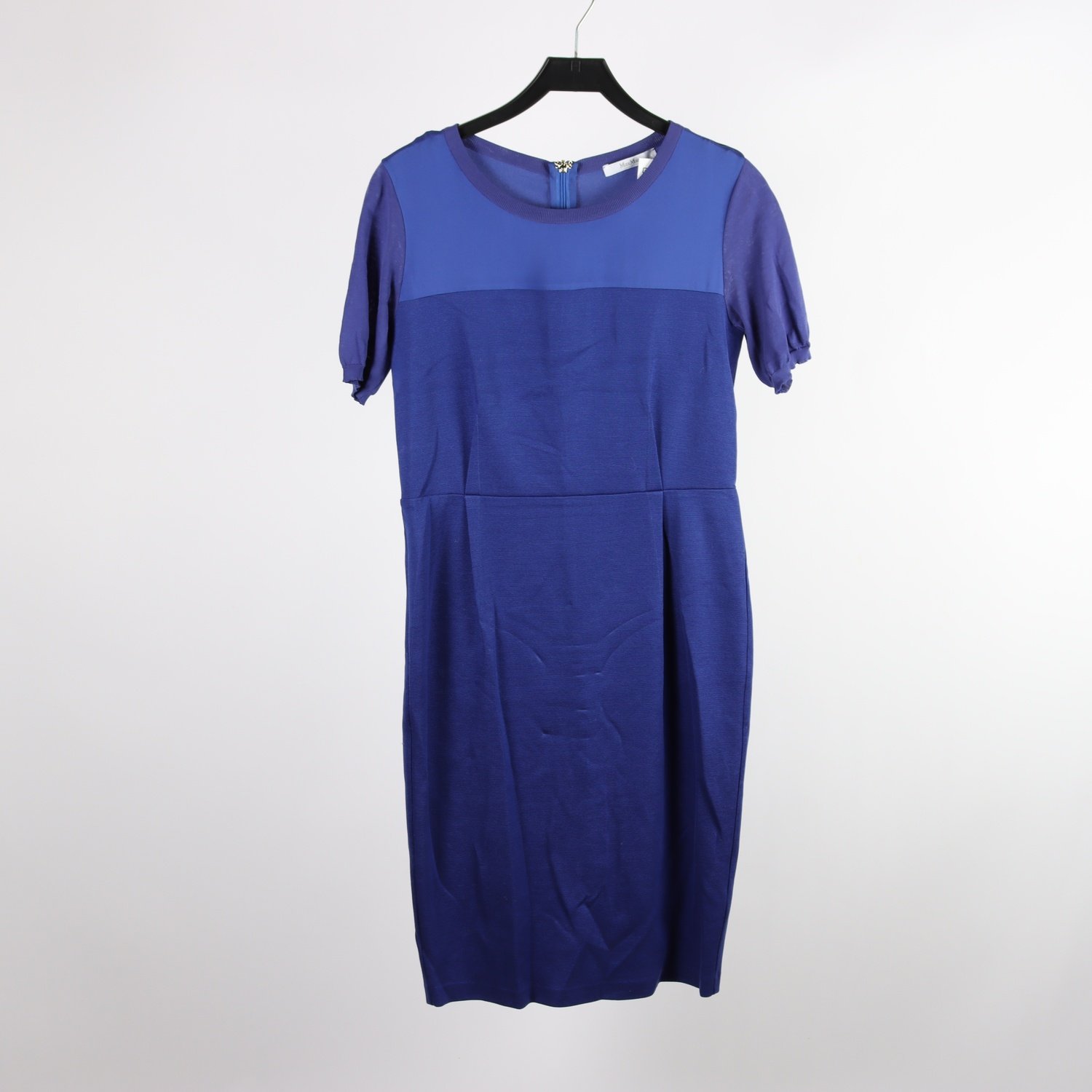 Klänning, MaxMara, blålila, stl. 44.