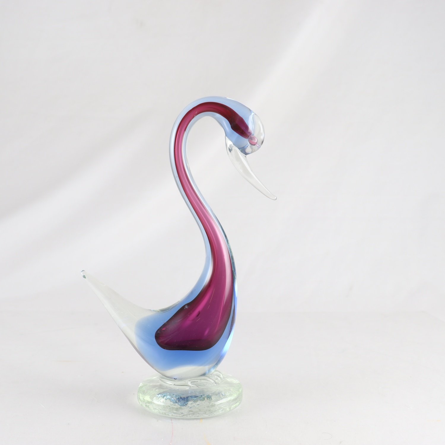 Figurin, fågel, Murano, Italien. Samfraktas ej.