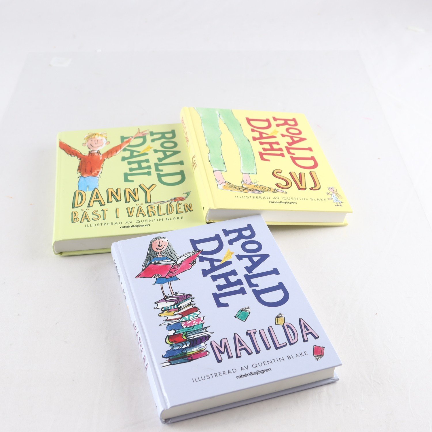 Roald Dahl, bokpaket med 3 volymer