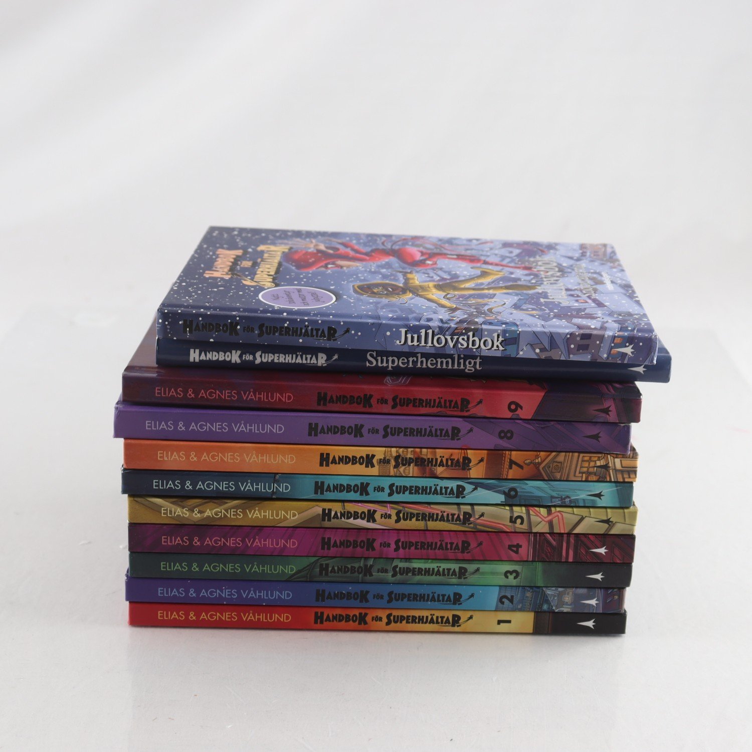 Handbok för superhjältar, Del 1-9 + Superhemligt + Jullovsbok