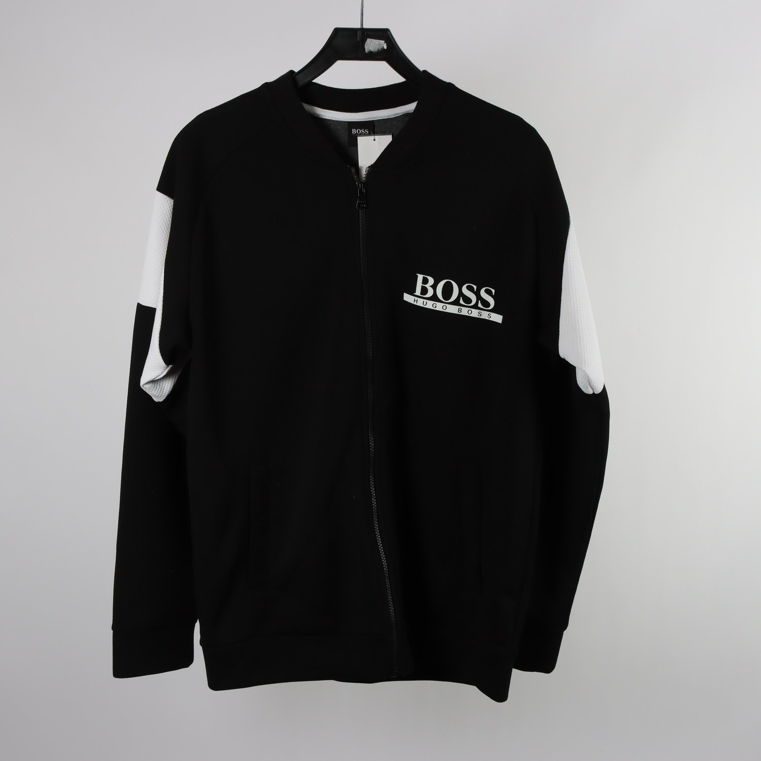 Tröja, Hugo Boss, svart, vit, stl. L