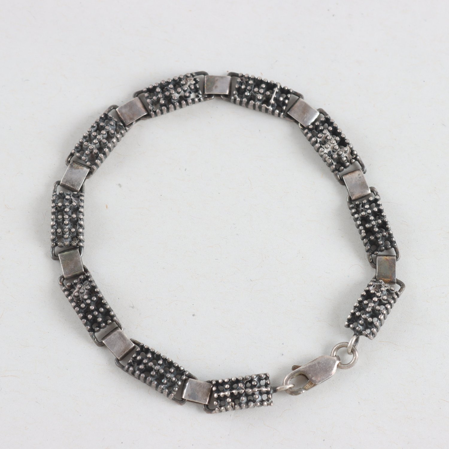 Armband, silver 925, länkat, vikt: 15,9g