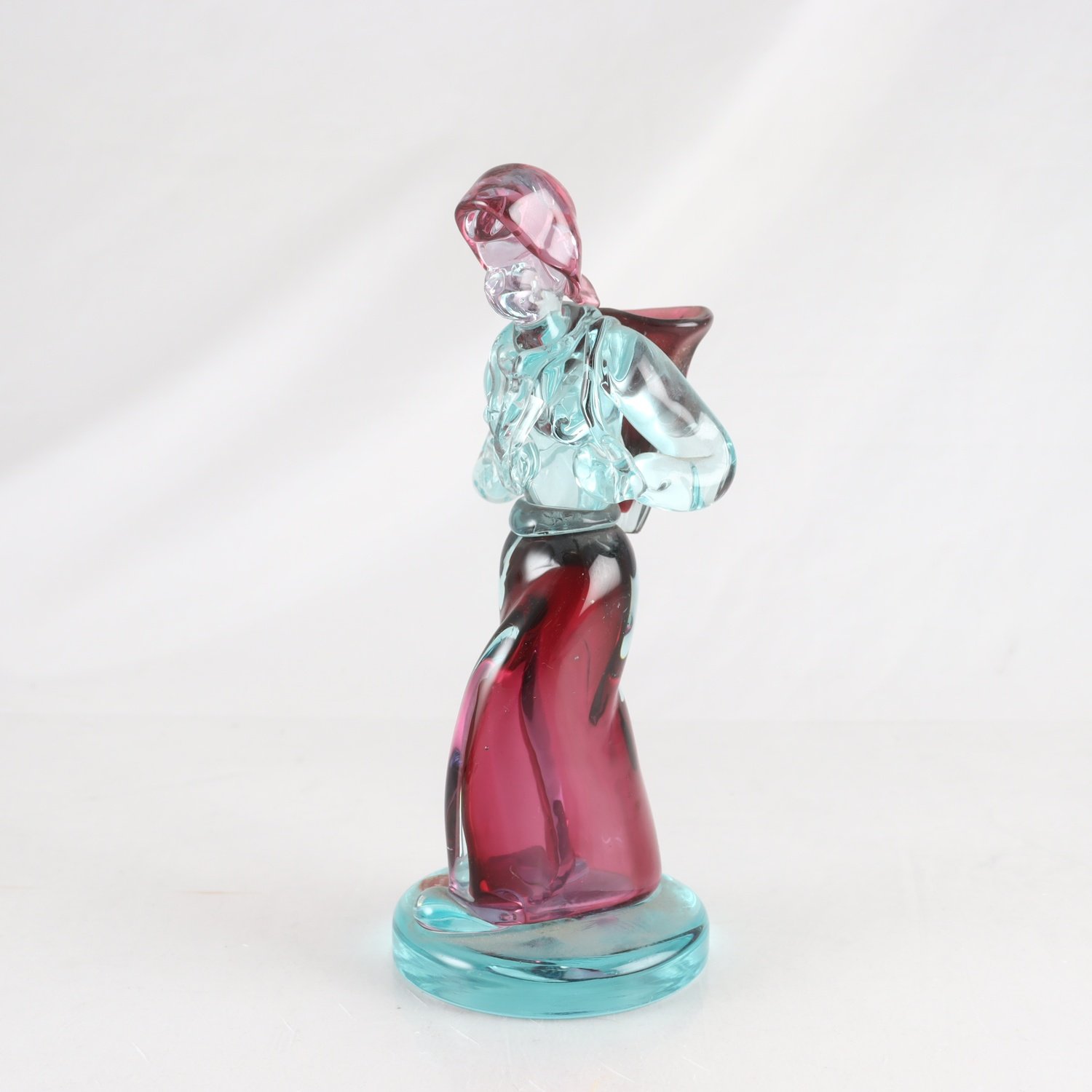 Figurin, Murano, Archimede Serguso, Italien. Samfraktas ej.