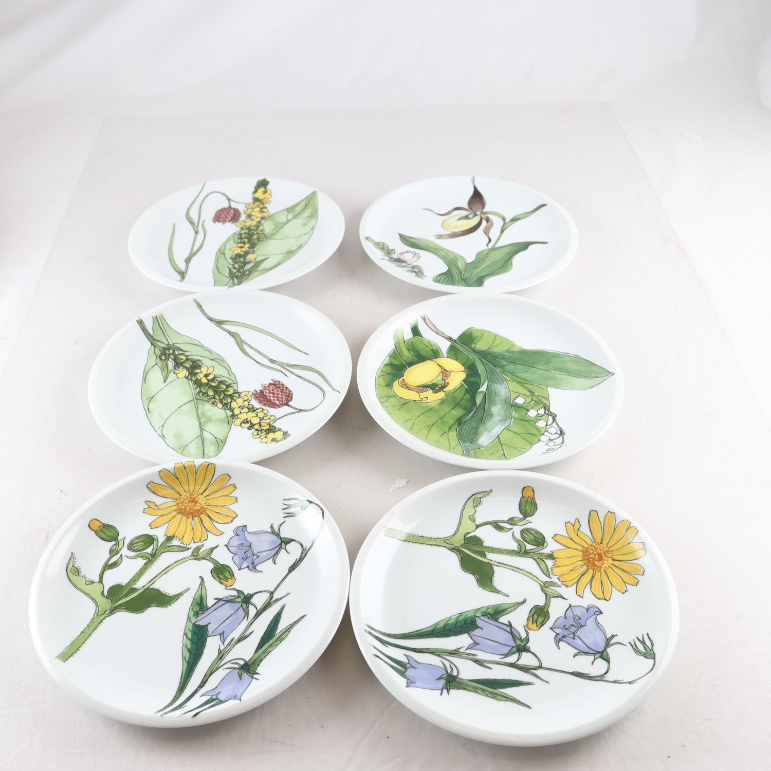 Assietter, Marguerite Walfridsson, Midsommar, IKEA, 6 st. Samfraktas ej.