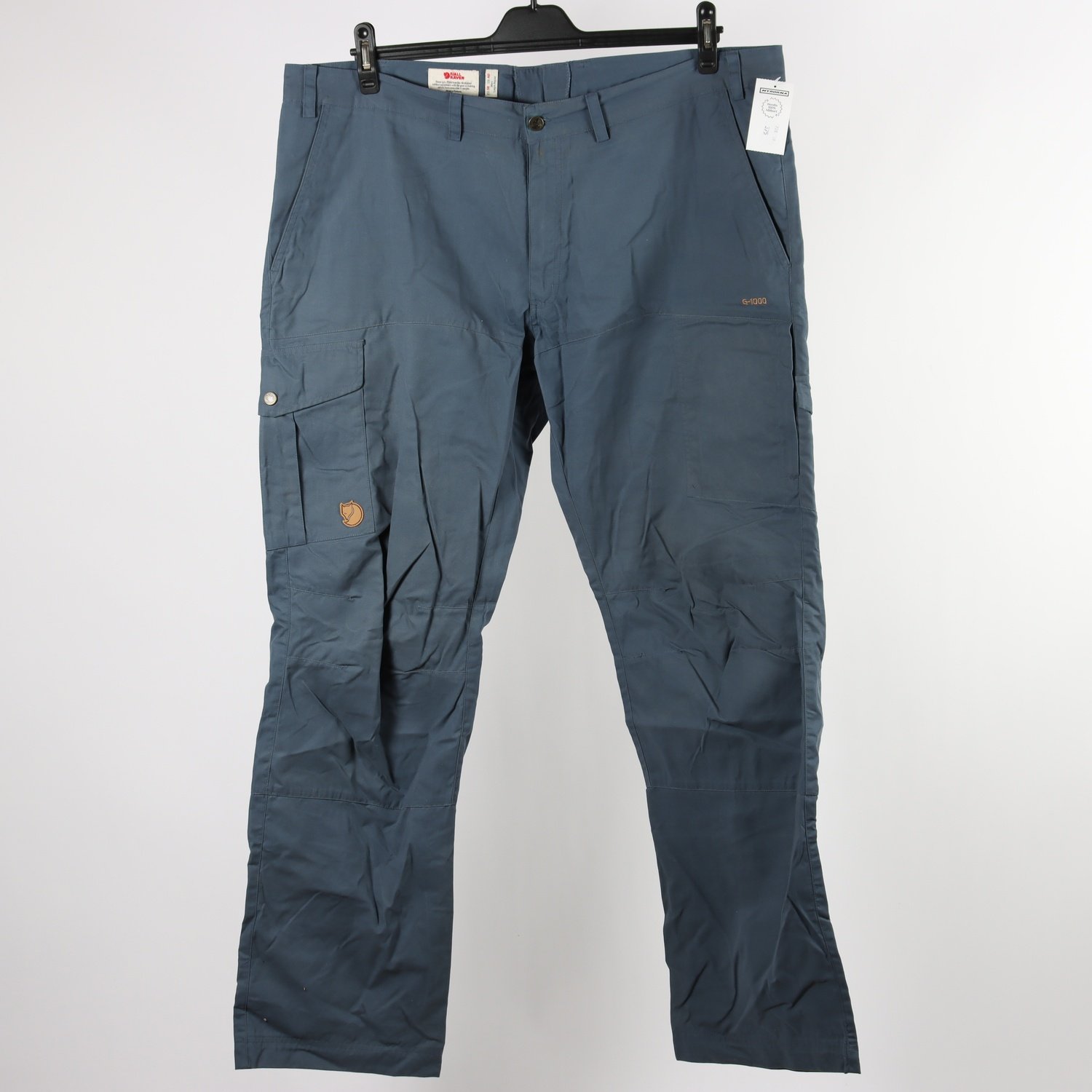 Friluftsbyxor, Fjällräven, G-1000, blå, stl. 58.