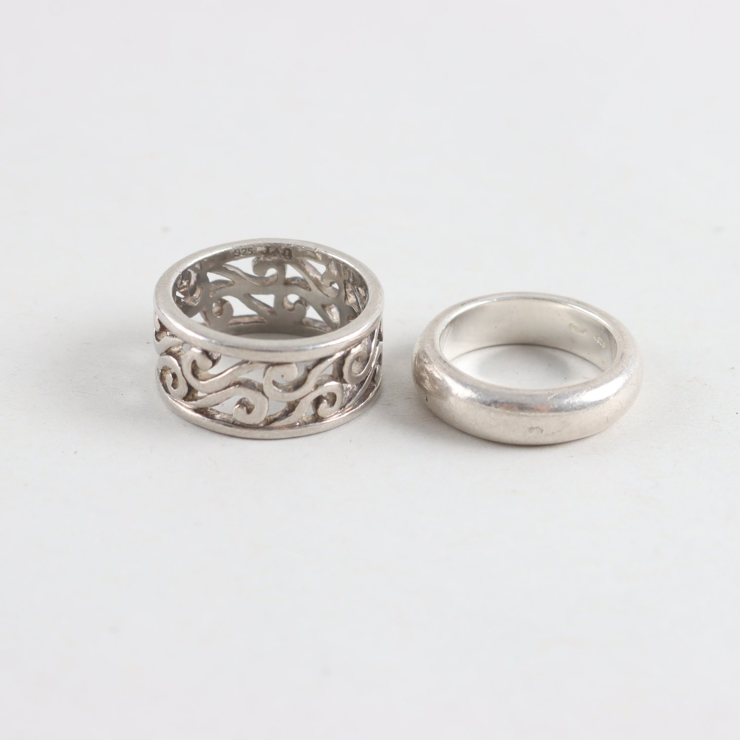 Ringar, silver 925, vikt: 15g