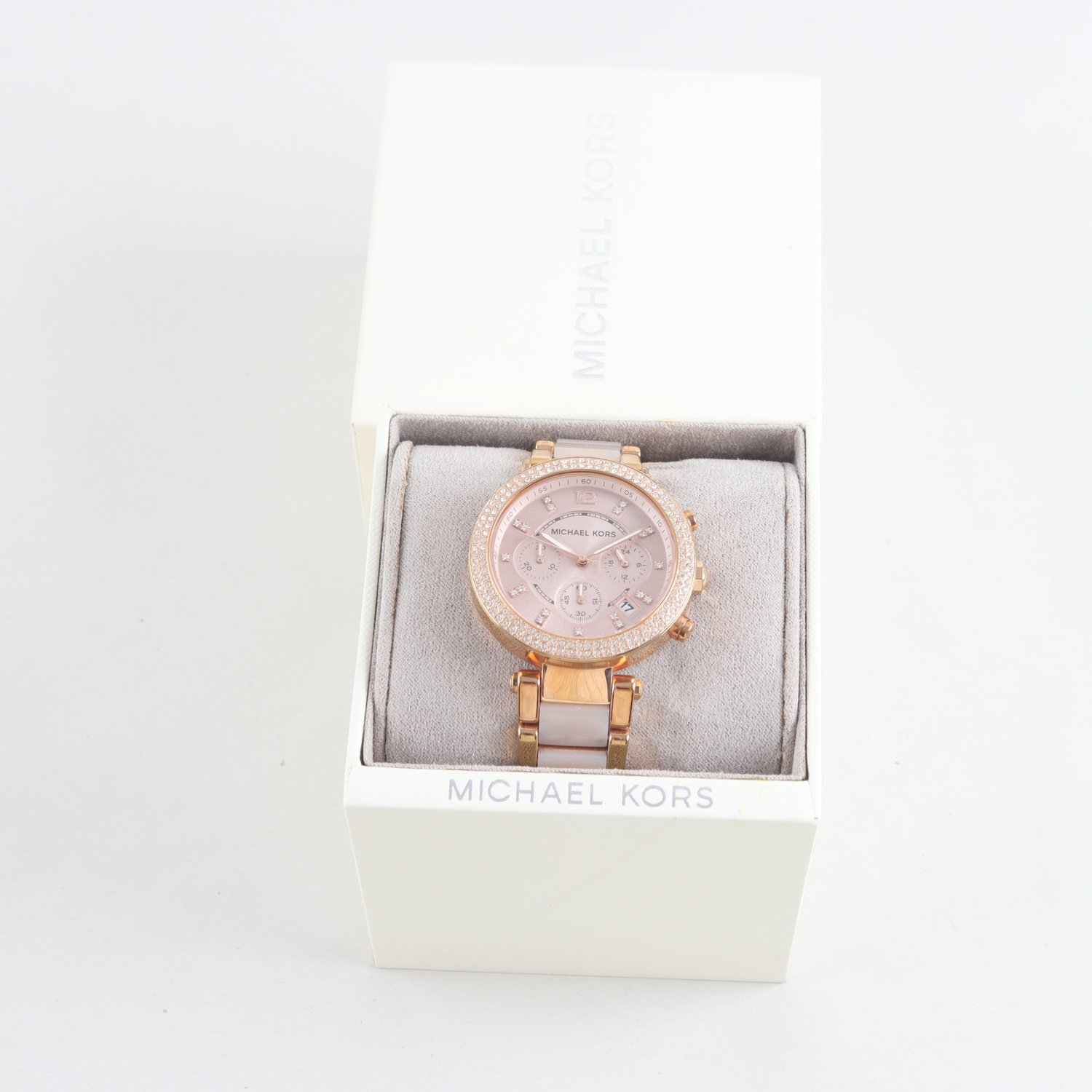 Armbandsklocka, roséfärgat stål, Michael Kors, kronograf, quartz