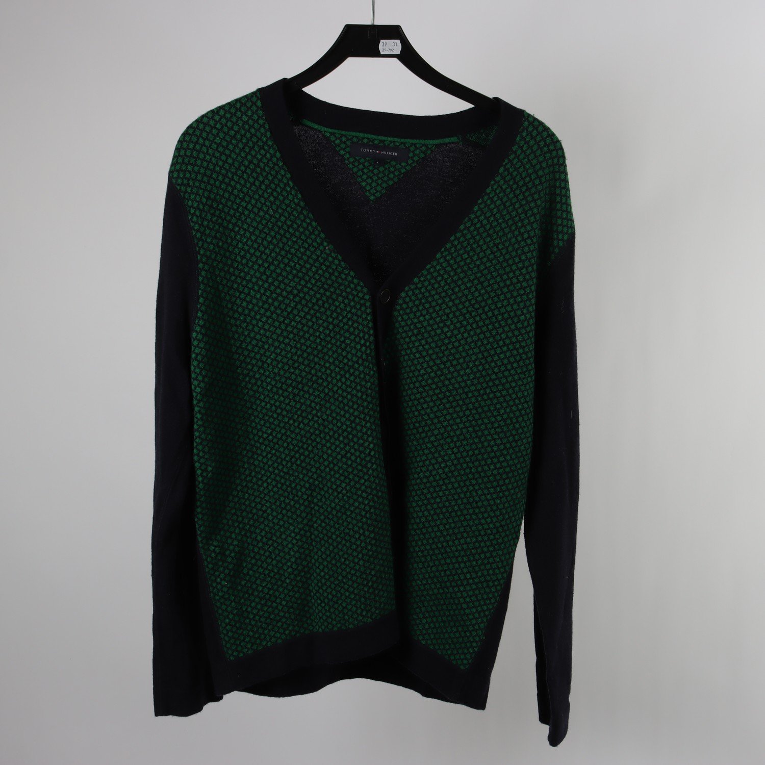 Stickad kofta, Tommy Hilfiger, stl. L