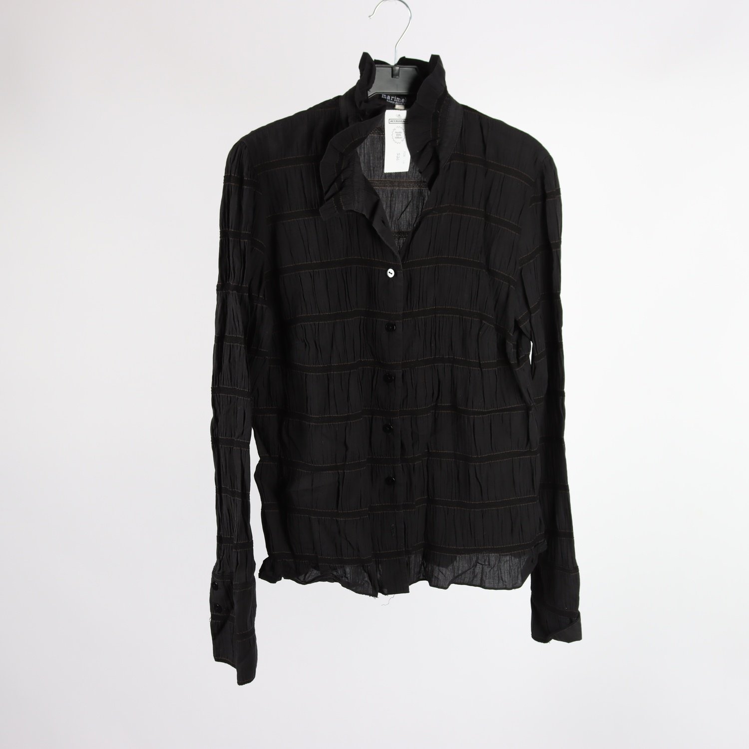 Blus, Marimekko, svart, stl. M.