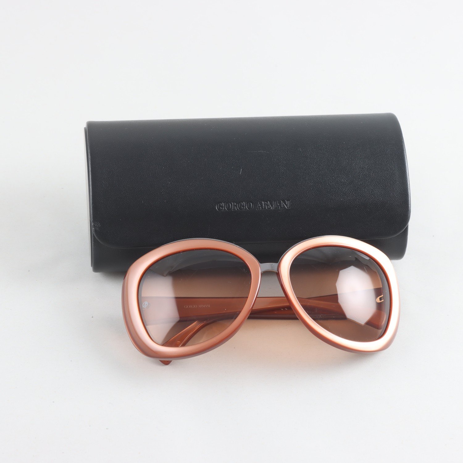 Solglasögon, acetat, Giorgio Armani, bruna