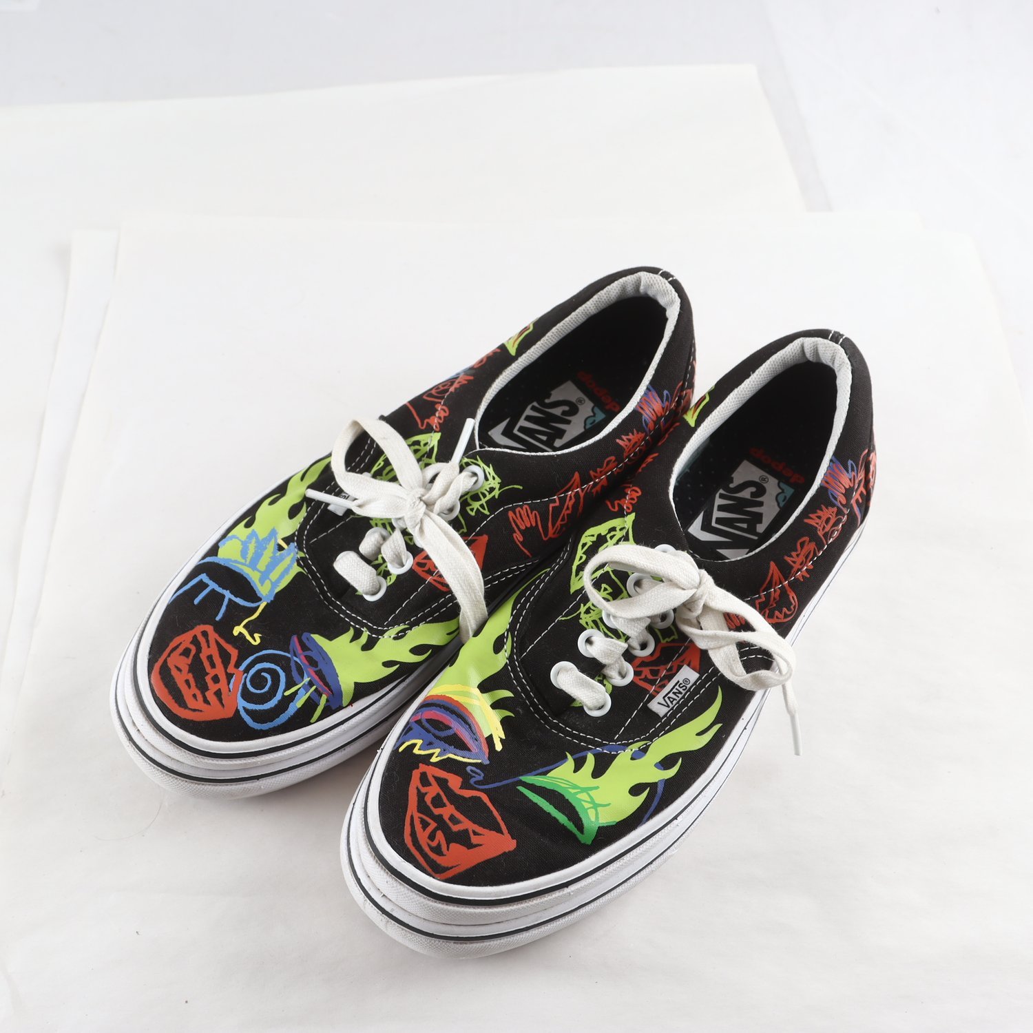 Sneakers, Vans, mönstrad, svart, stl. 39