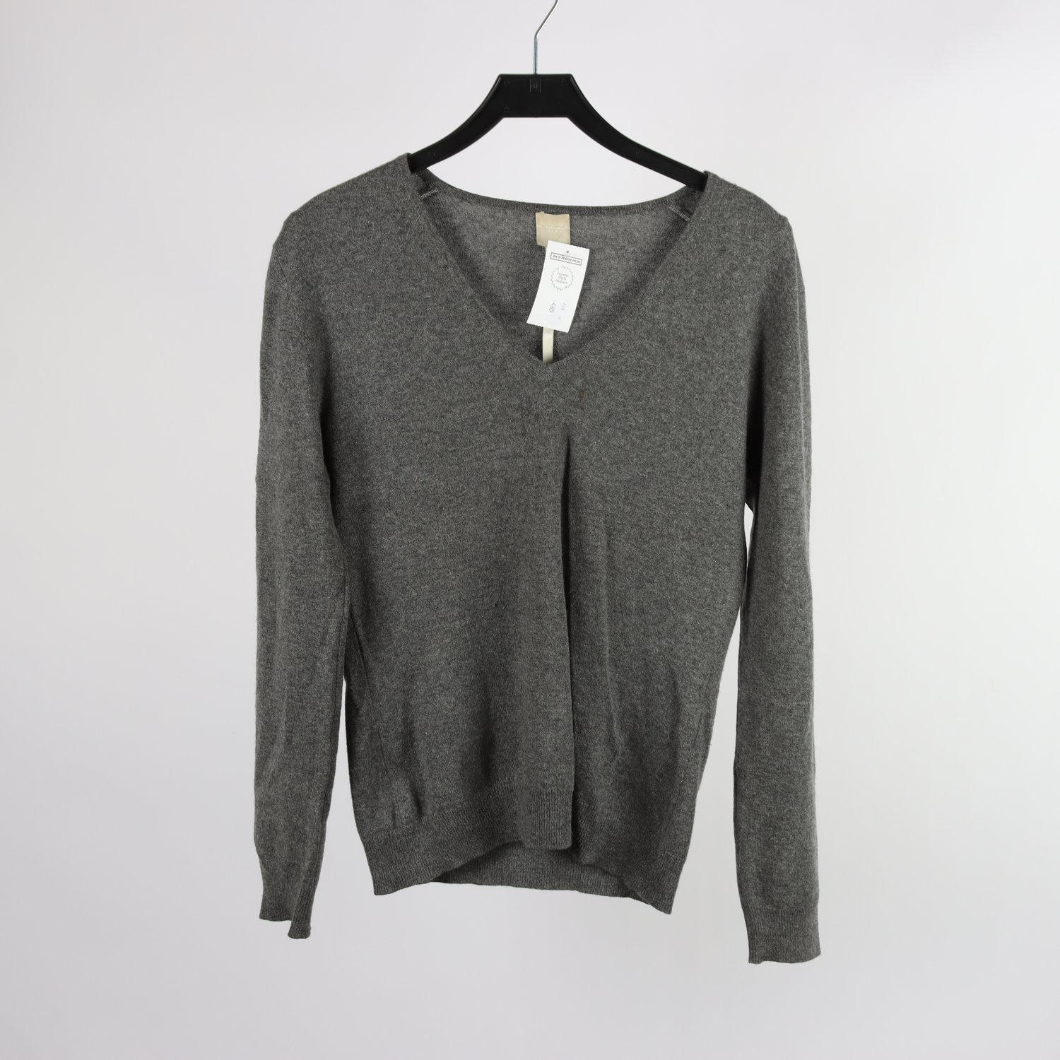 Tröja, Bon Genie, grå, cashmere, stl. L.