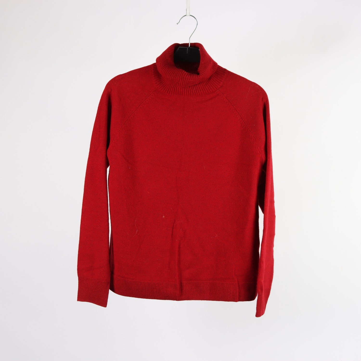 Polotröja, Massimo Dutti, röd, cashmere, stl. S.