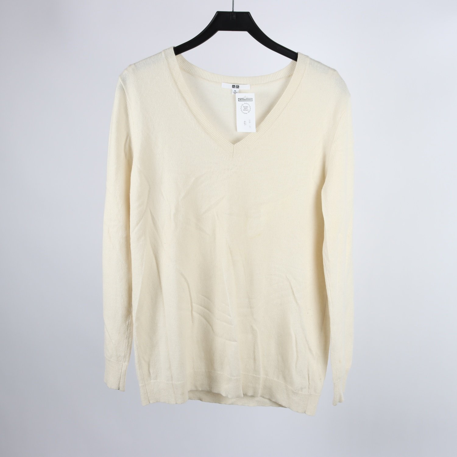 Tröja, Uniqlo, offwhite, stl. XL