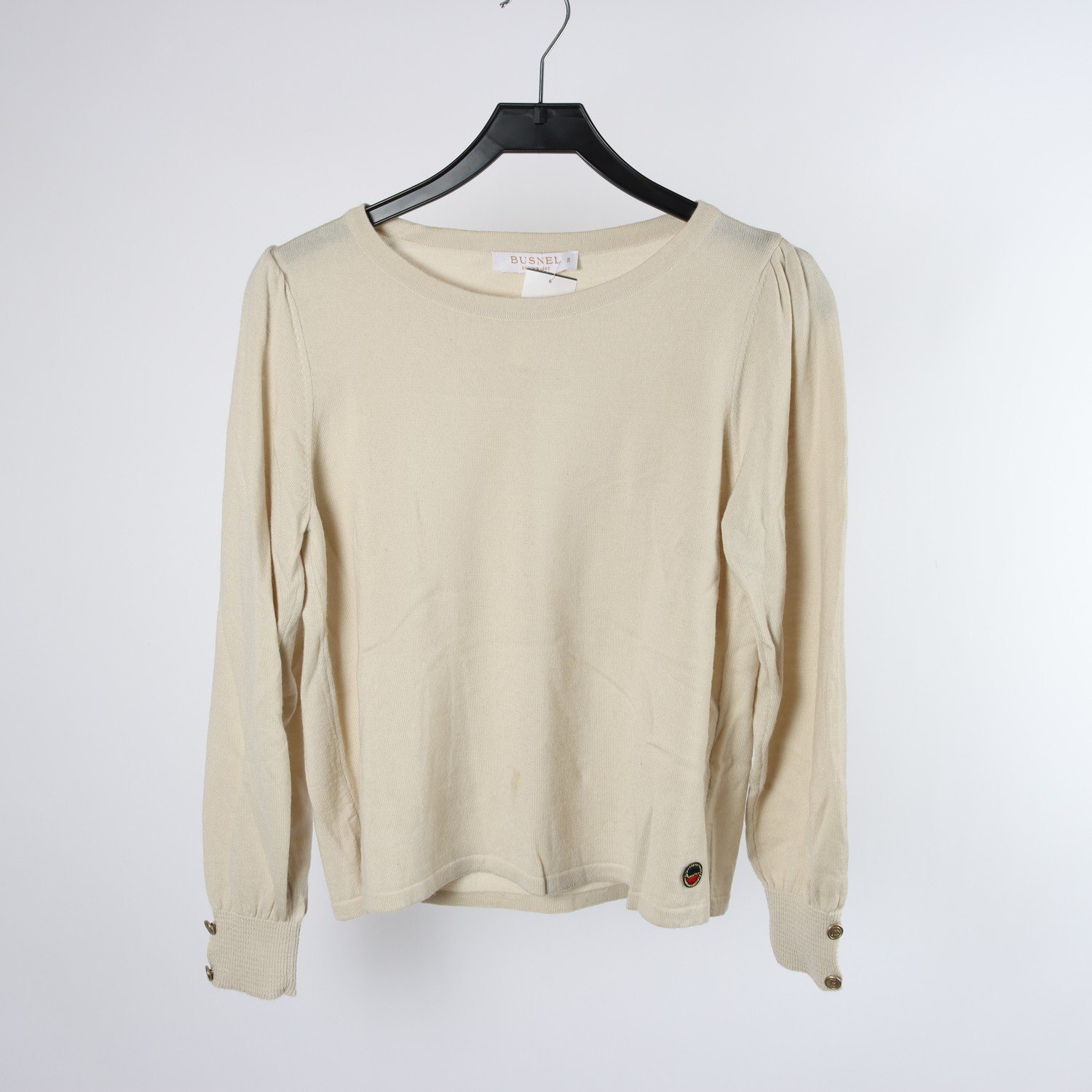 Tröja, Busnel, beige, stl. 34
