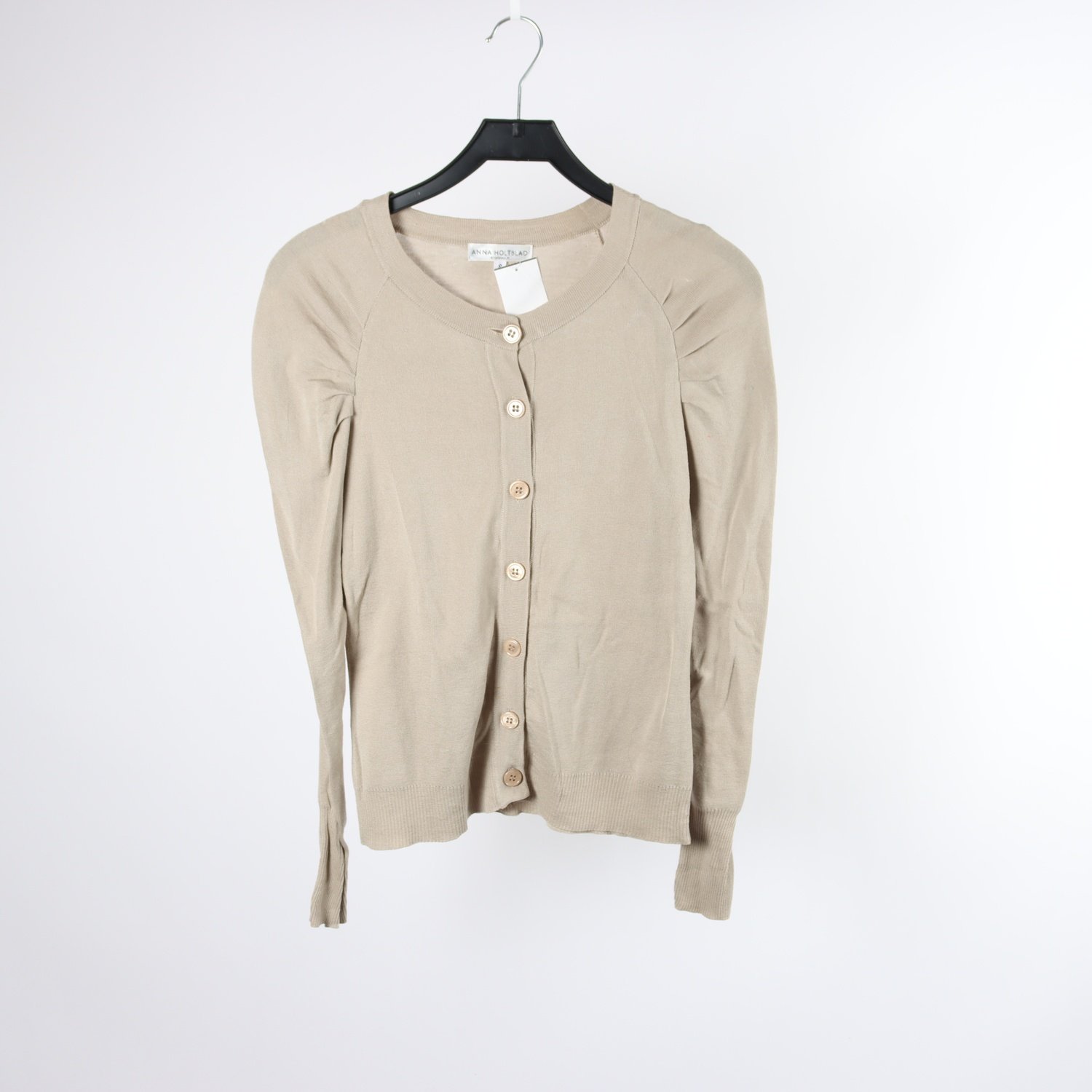 Kofta, Anna Holtblad. beige, stl. S