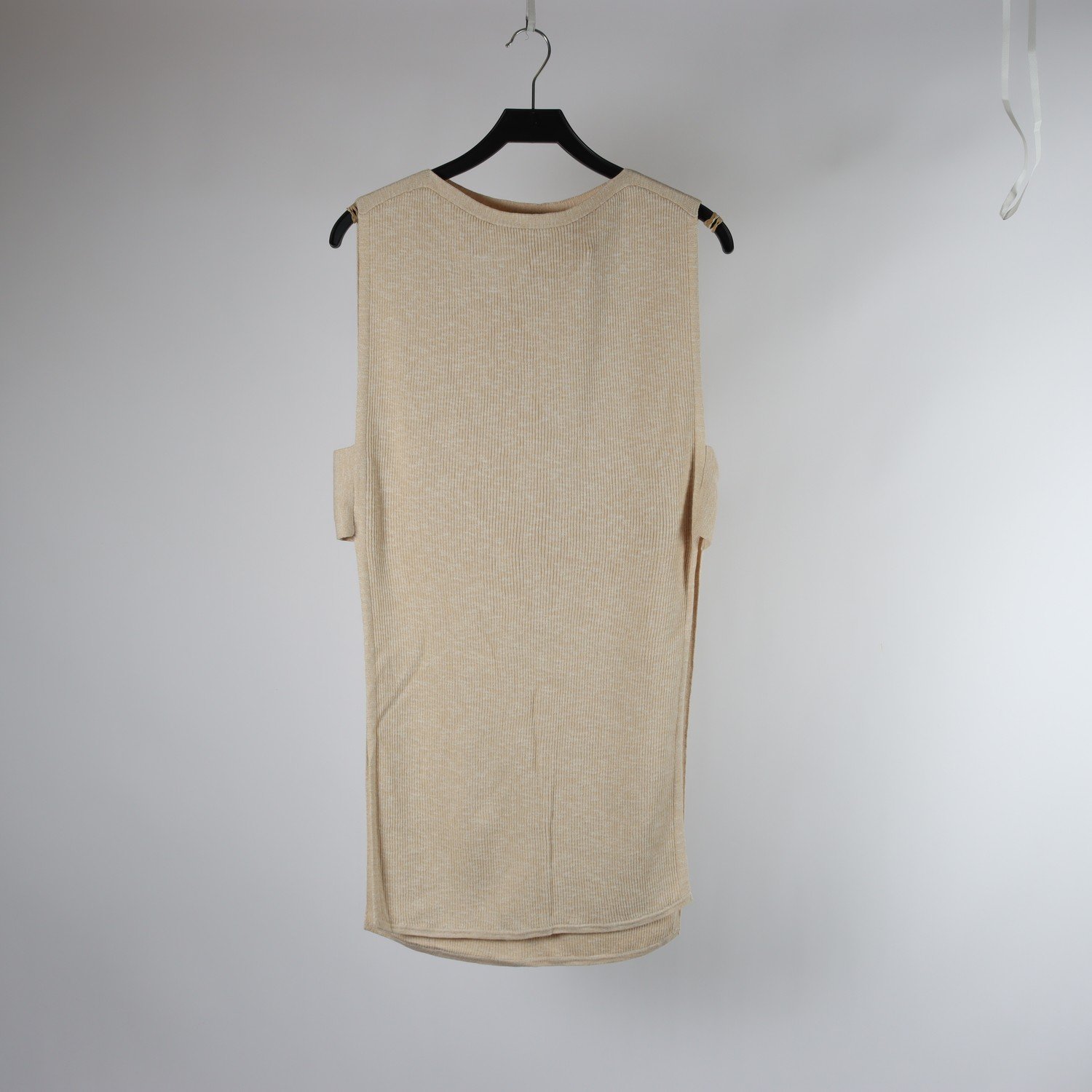Väst, lång, Rodebjer, beige, stl. XS