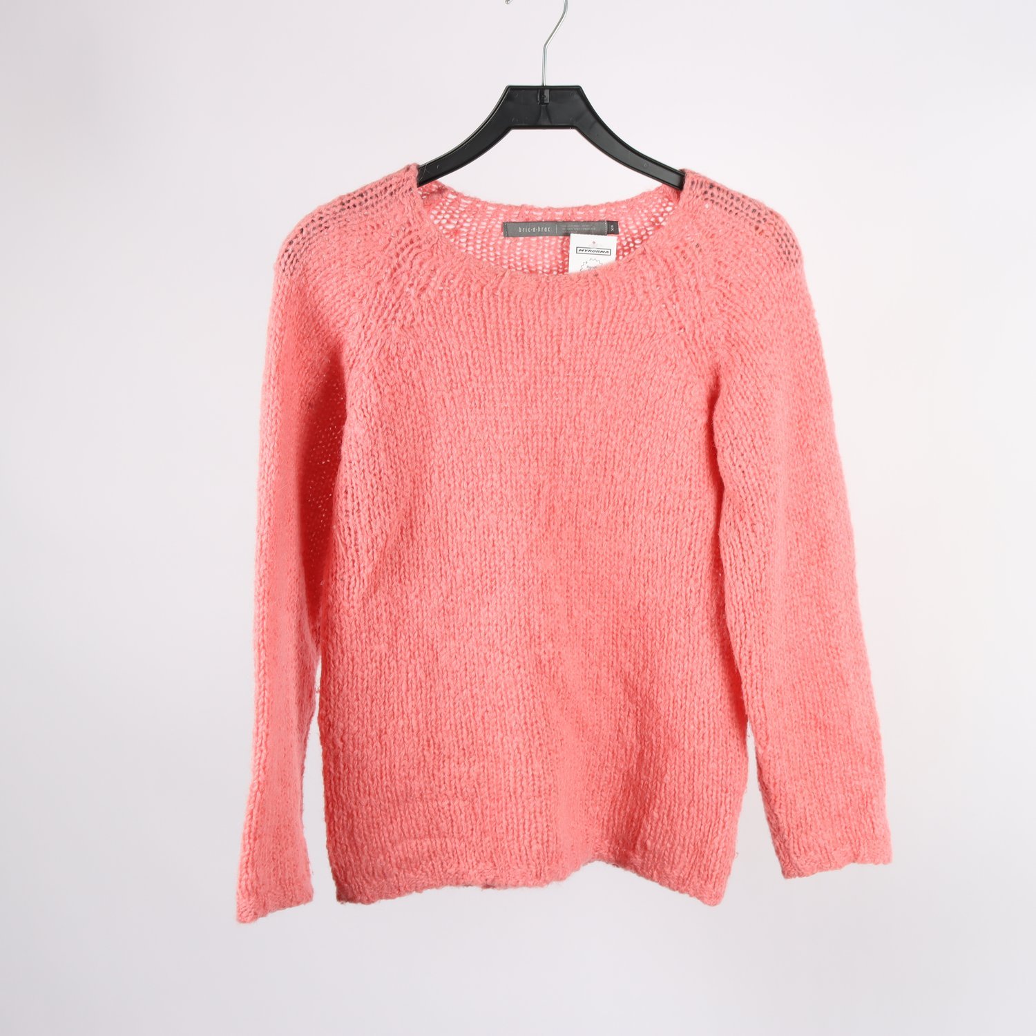 Tröja, Bric a Brac, orange, alpaca, mohair, stl. XS.